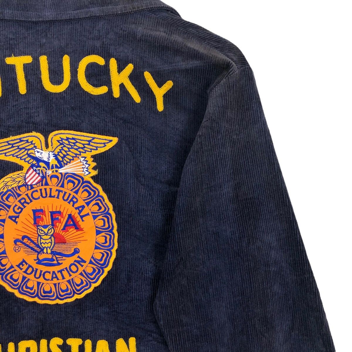 Vintage Vintage 80s Kentucky Christian County FFA Corduroy Jacket Size S / US 4 / IT 40 - 11 Thumbnail