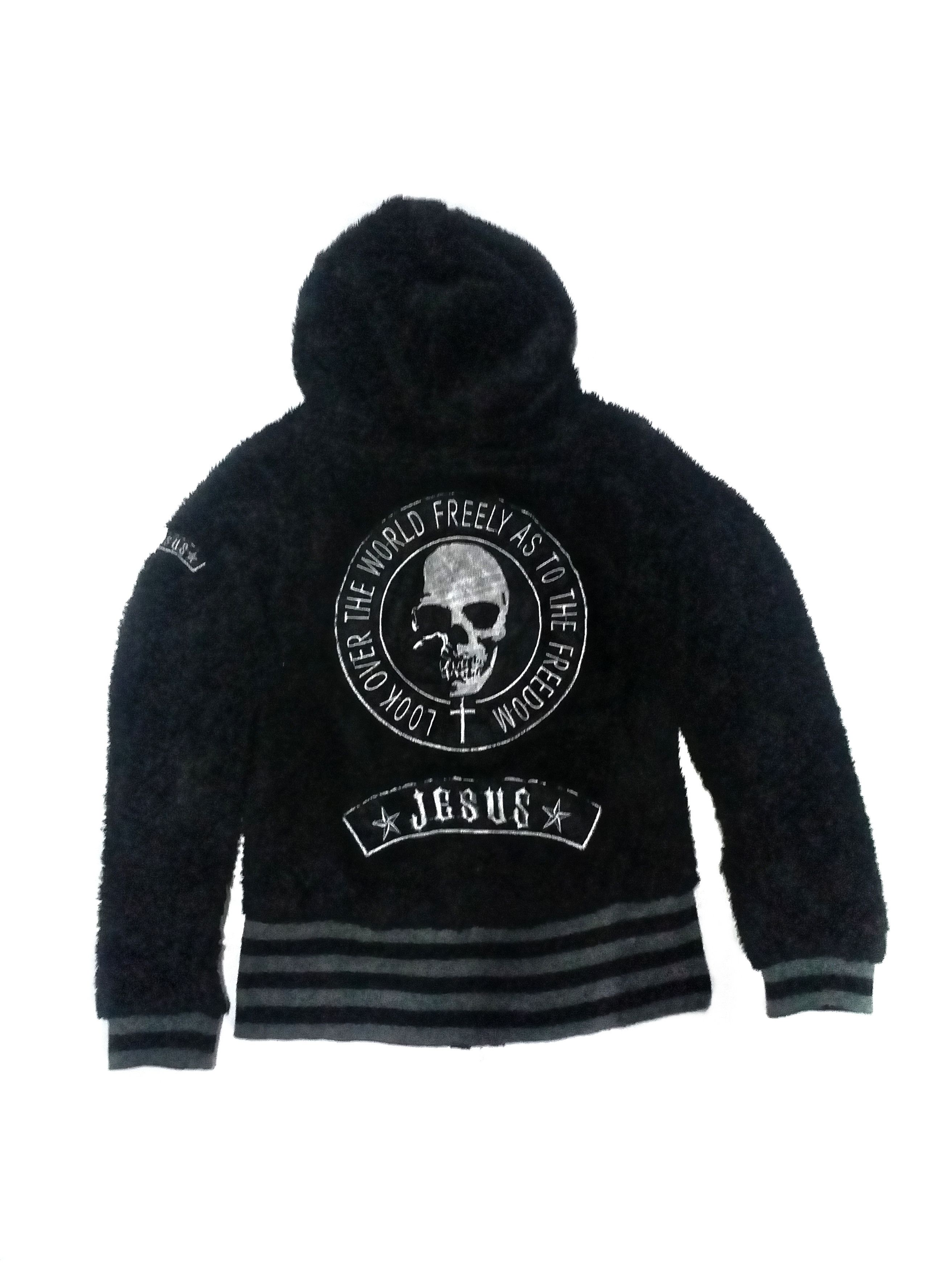 Japanese Brand SKULL Fleece Hooded by Inspired Mystery White Boy Size M Size US M / EU 48-50 / 2 - 1 Thumbnail