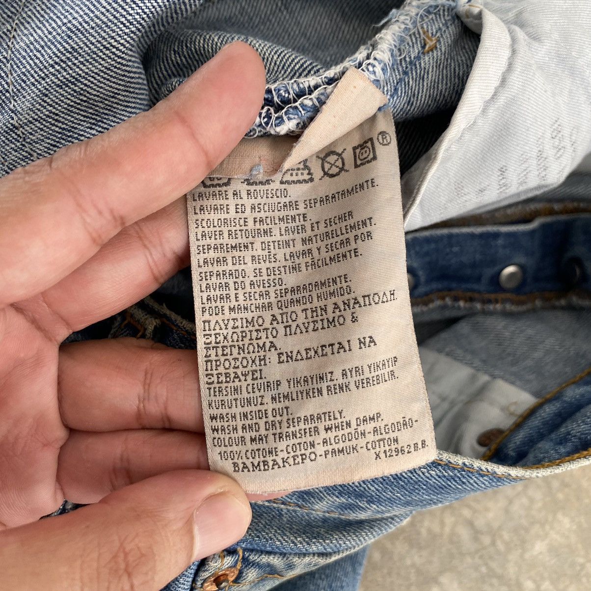 Levi's × Vintage Size 31x33 Vintage Levi's 501 Stonewashed Blue Jeans Size US 31 - 20 Thumbnail
