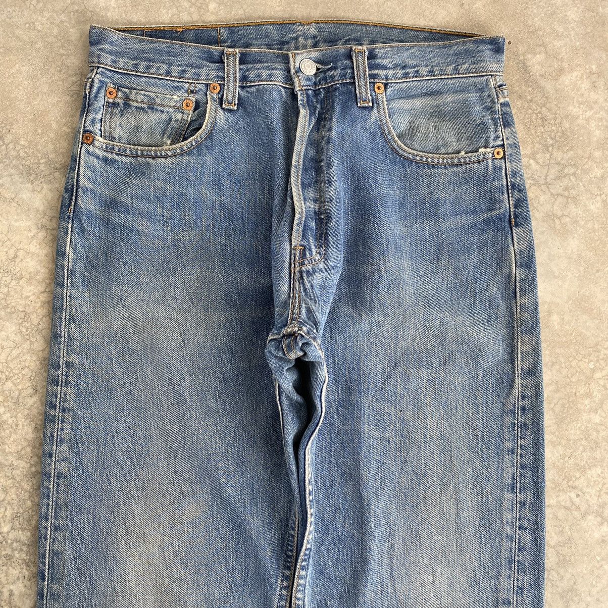 Levi's × Vintage Size 31x33 Vintage Levi's 501 Stonewashed Blue Jeans Size US 31 - 6 Thumbnail