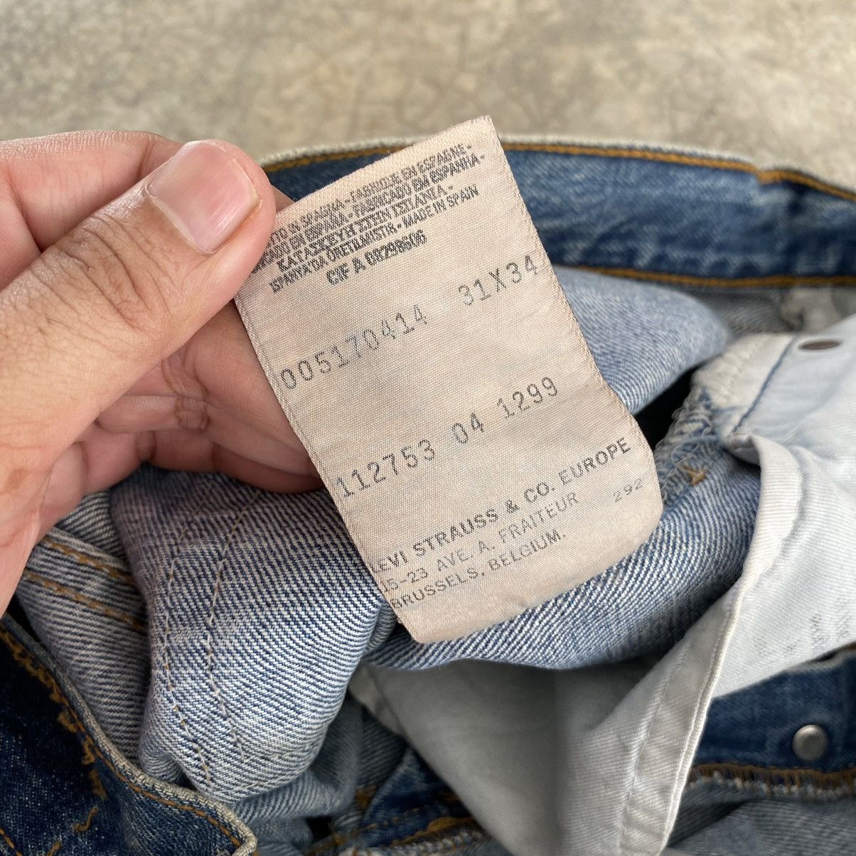 Levi's × Vintage Size 31x33 Vintage Levi's 501 Stonewashed Blue Jeans Size US 31 - 21 Thumbnail