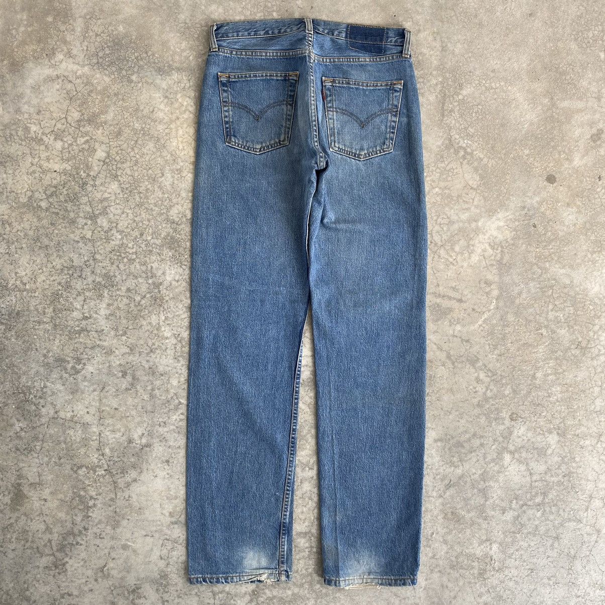 Levi's × Vintage Size 31x33 Vintage Levi's 501 Stonewashed Blue Jeans Size US 31 - 12 Thumbnail