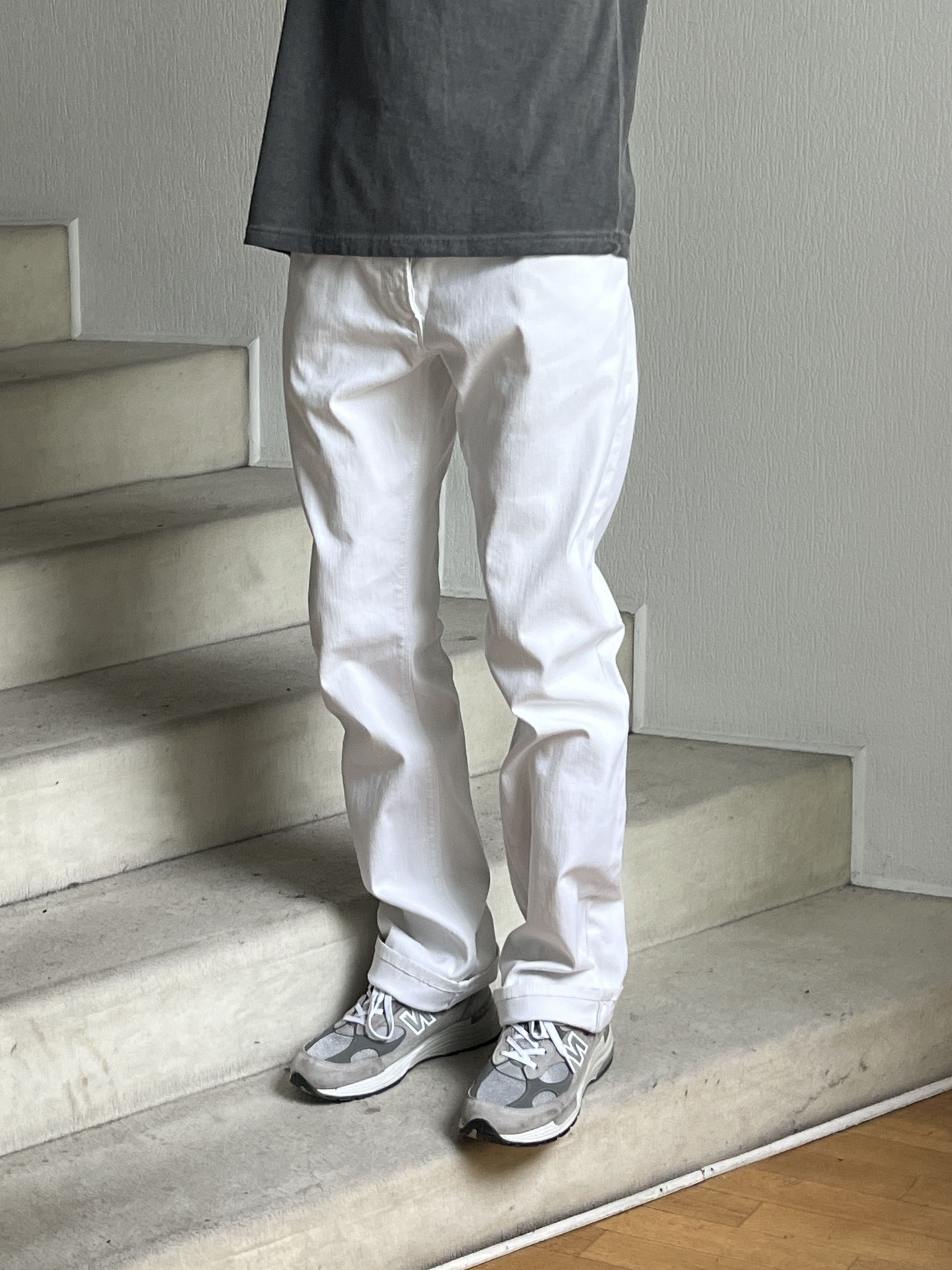 Jean × Prada PRADA Jeans White Denim pants red pants A0087 Size US 36 / EU 52 - 3 Thumbnail