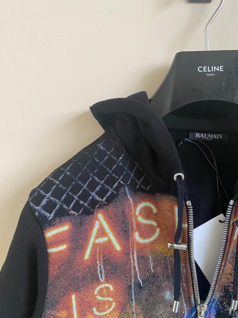 Balmain Hoodie in Black color Size US S / EU 44-46 / 1 - 7 Thumbnail