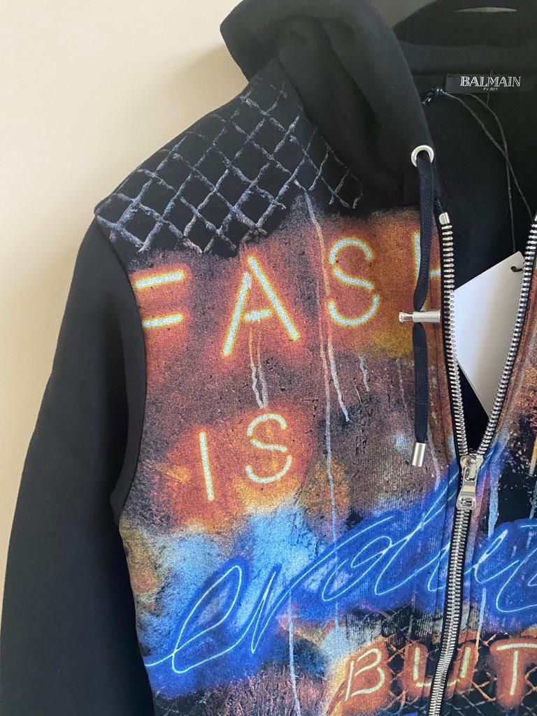 Balmain Hoodie in Black color Size US S / EU 44-46 / 1 - 15 Thumbnail