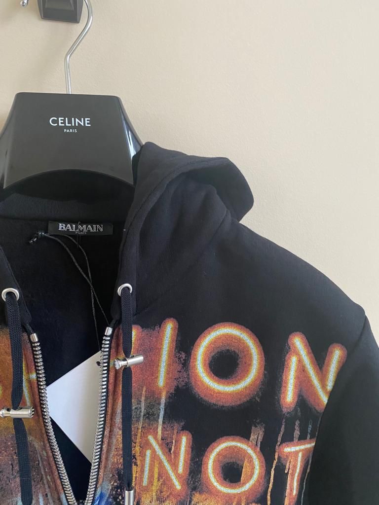 Balmain Hoodie in Black color Size US S / EU 44-46 / 1 - 6 Thumbnail