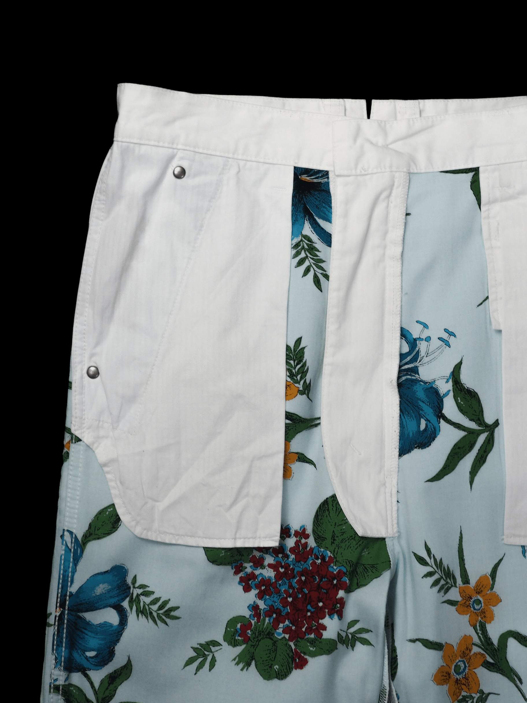 Comme des Garcons × Junya Watanabe S/S 14 Hawaiian Floral Rayon Shorts Pants Size US 32 / EU 48 - 11 Thumbnail