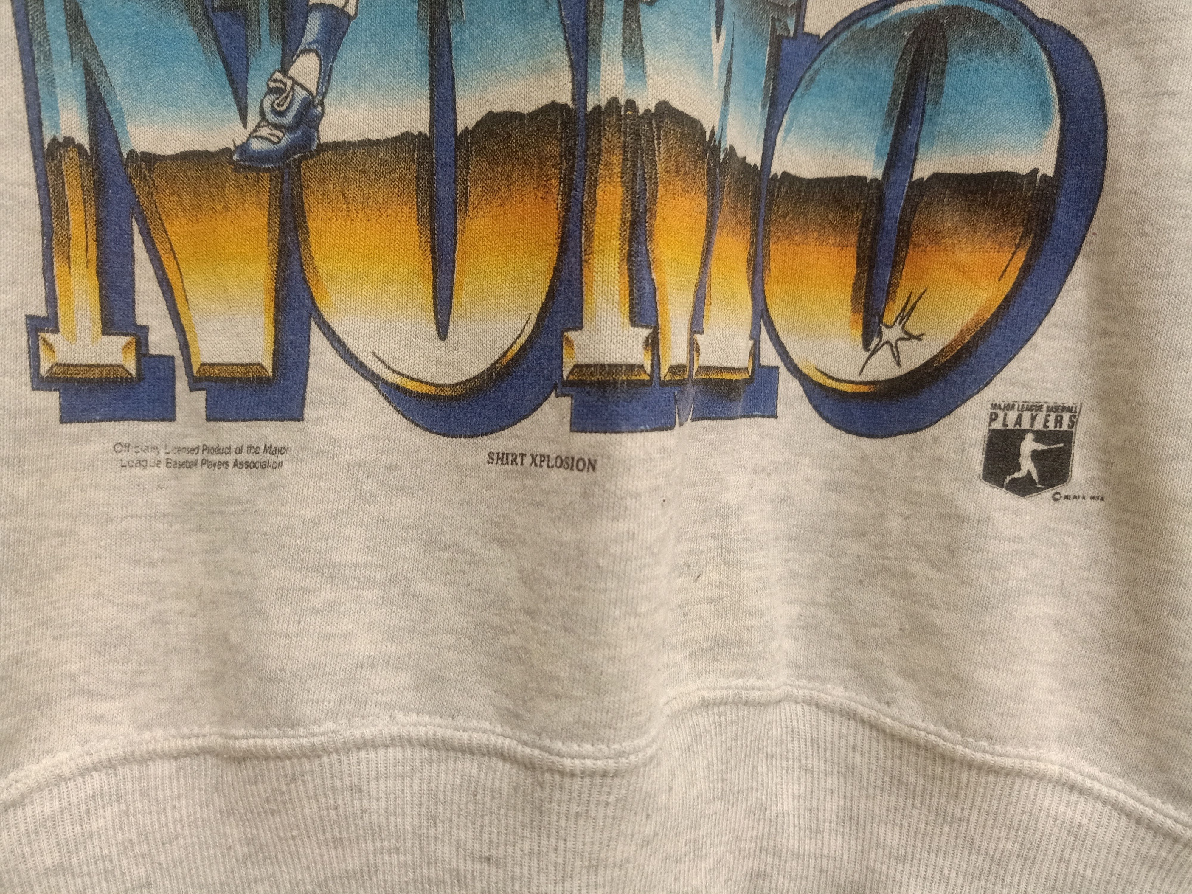 MLB vintage 90s sweatshirt los angeles dodgers hideo nomo Size US L / EU 52-54 / 3 - 2 Thumbnail