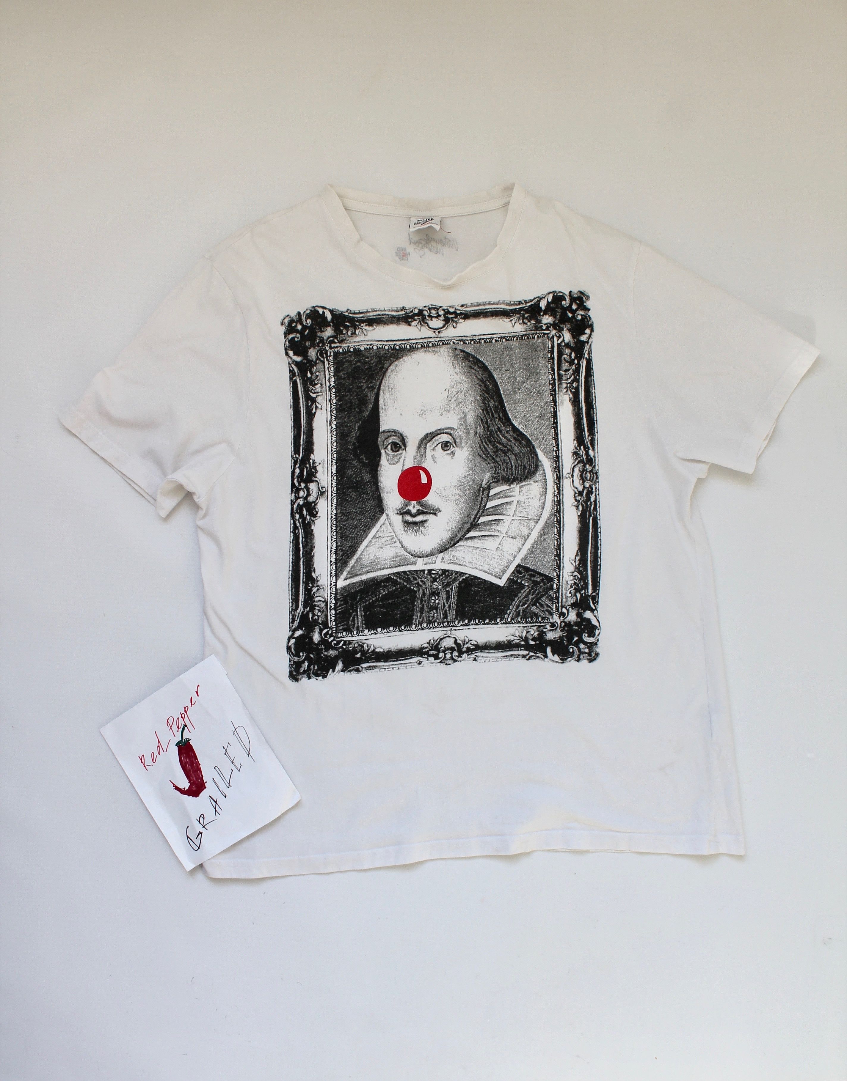 Vintage × Vivienne Westwood Vivienne Westwood Comic Relief tee shirt Shakespeare Size US XL / EU 56 / 4 - 2 Thumbnail