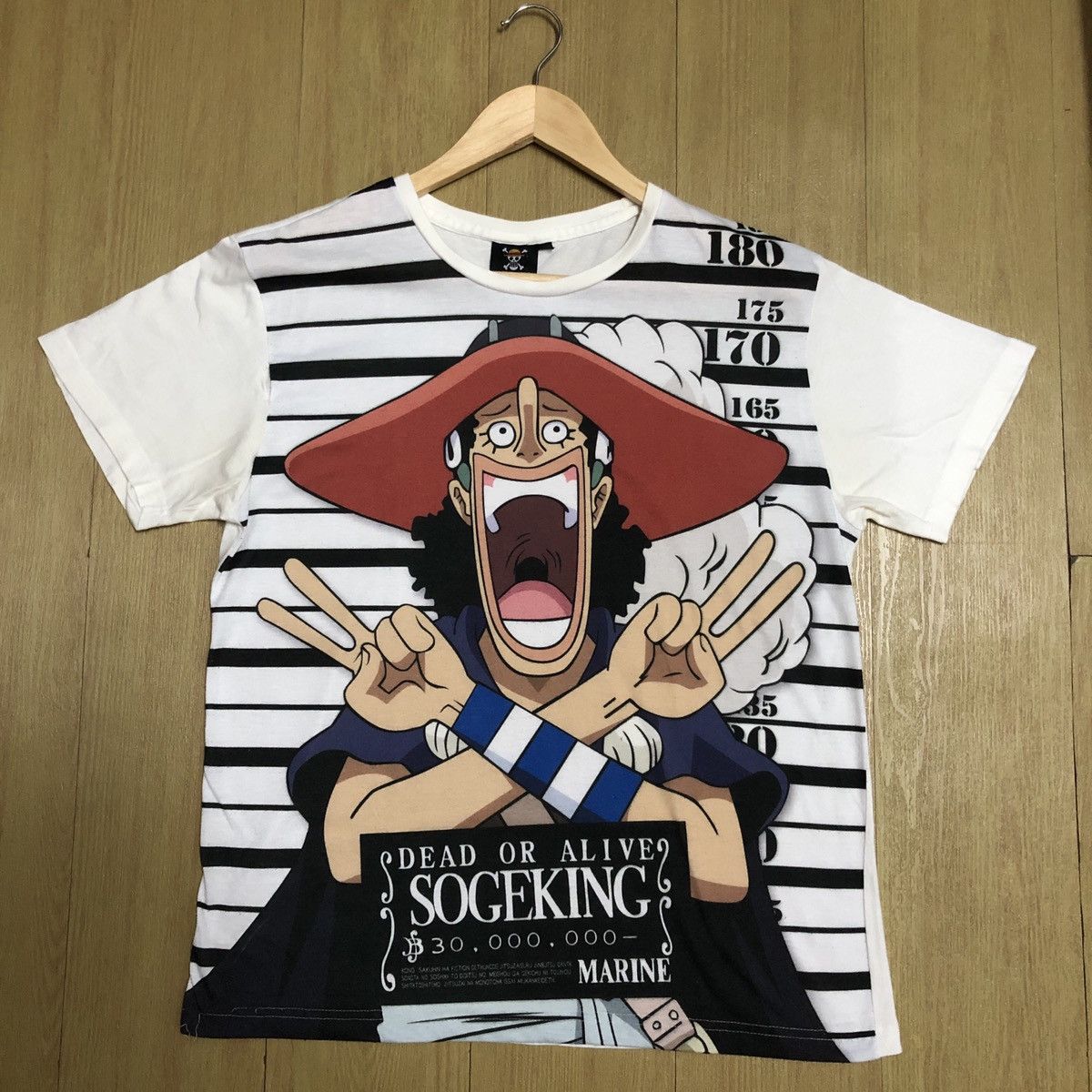 Anime Anime Onepiece Dead Or Alive Sogeking Marine Poster Wanted Size US M / EU 48-50 / 2 - 3 Thumbnail