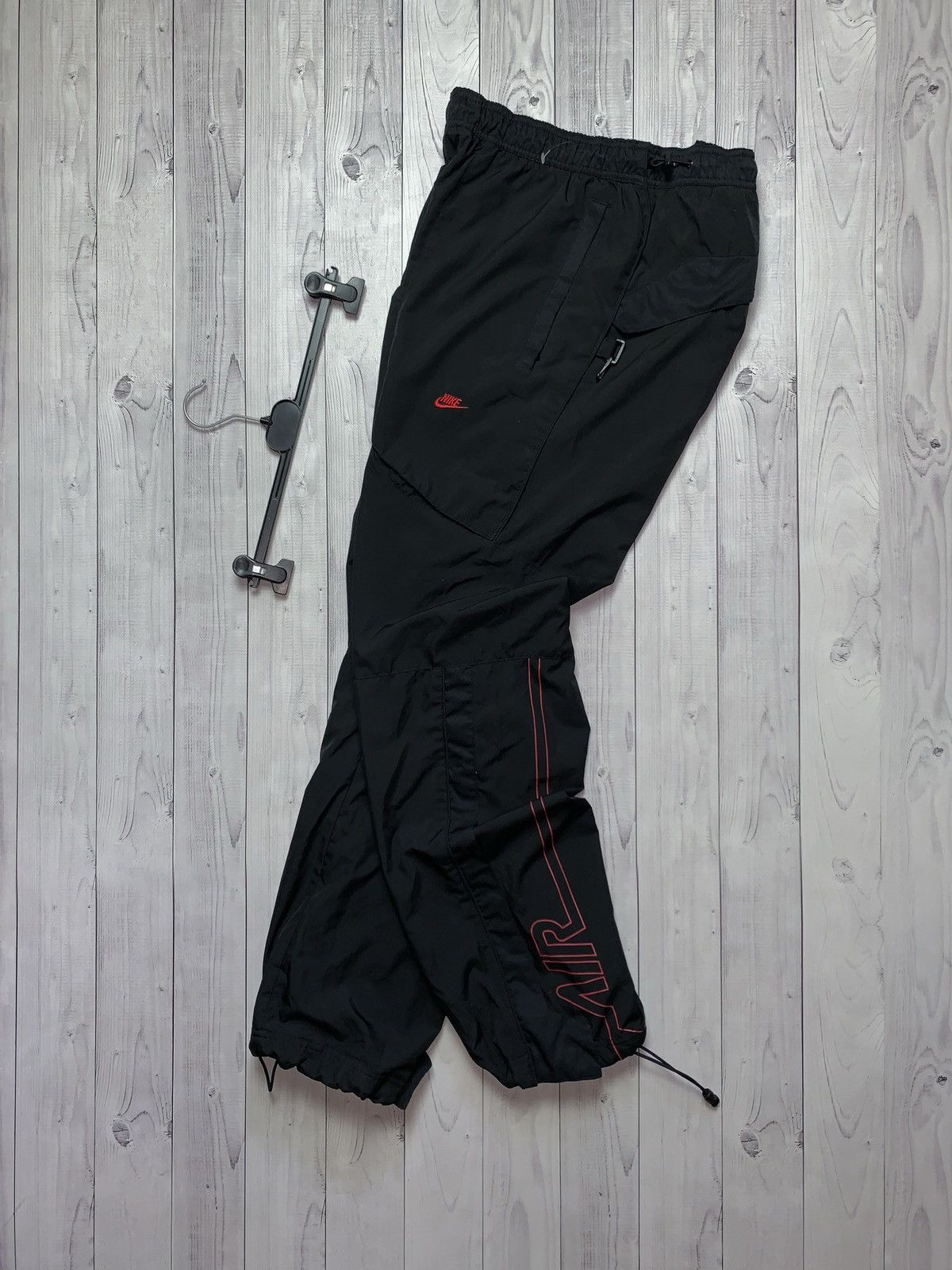 Nike × Vintage Vintage Nike Air drill pants big logo rare joggers size XL Size US 36 / EU 52 - 2 Thumbnail
