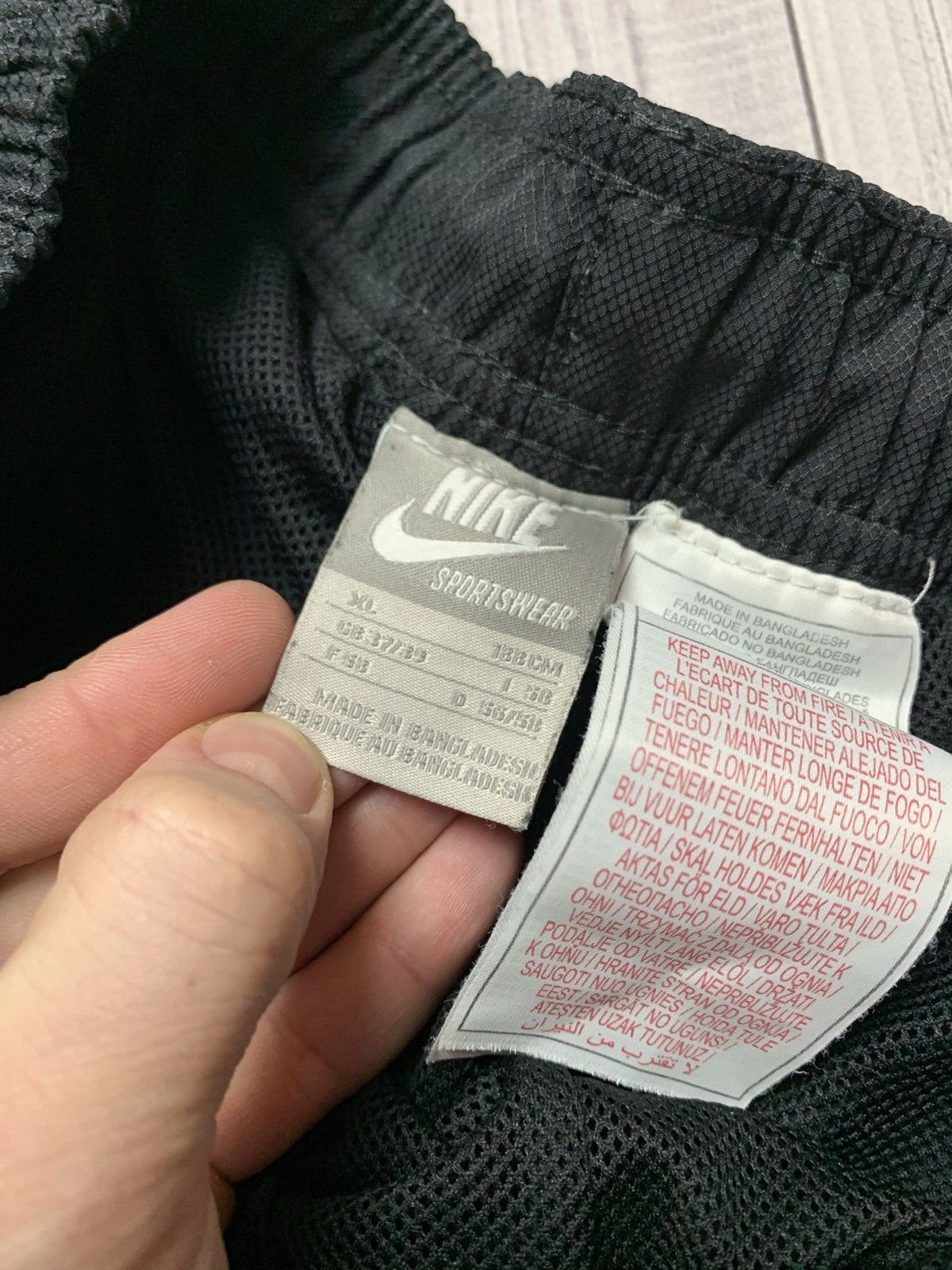 Nike × Vintage Vintage Nike Air drill pants big logo rare joggers size XL Size US 36 / EU 52 - 7 Thumbnail