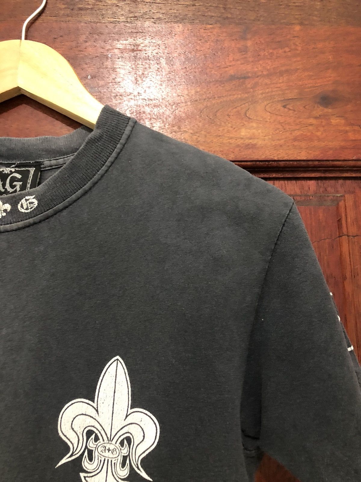 Vintage Vintage 90s Iconic Chrome Heart Los Angeles Sun Faded Shirt Size US S / EU 44-46 / 1 - 3 Thumbnail