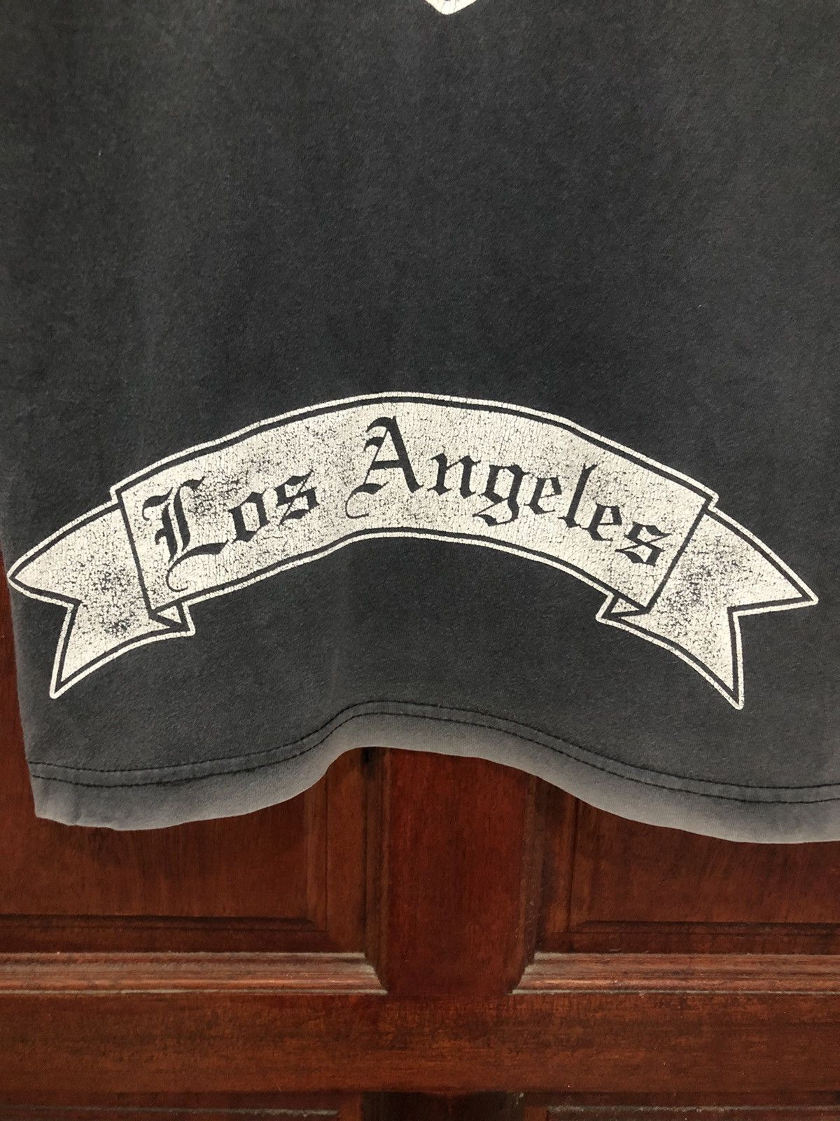 Vintage Vintage 90s Iconic Chrome Heart Los Angeles Sun Faded Shirt Size US S / EU 44-46 / 1 - 7 Thumbnail