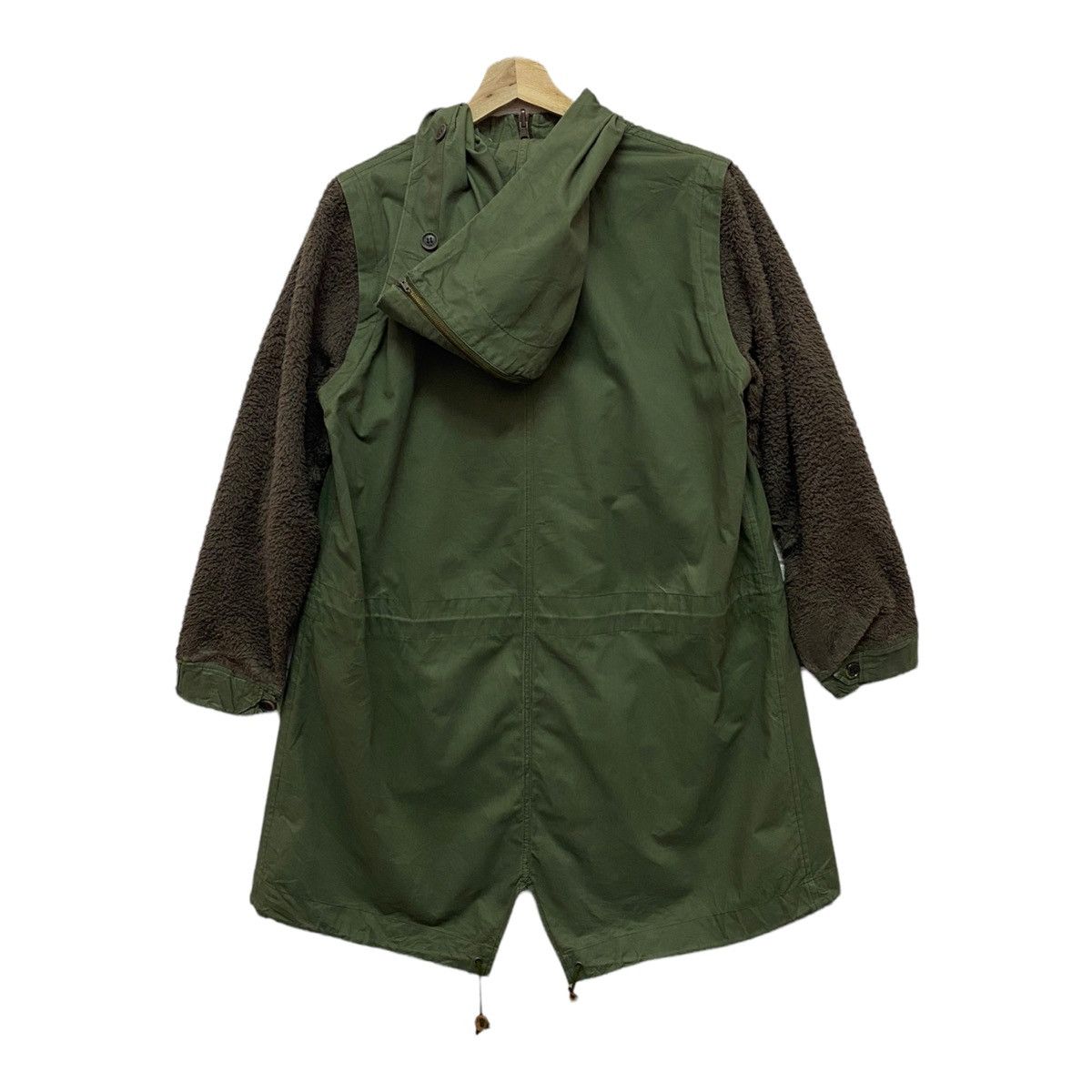 Frapbois ISSEY MIYAKE FRAPBOIS KHAKI MILITARY PARKA FLEECE SLEEVE Size US M / EU 48-50 / 2 - 3 Thumbnail