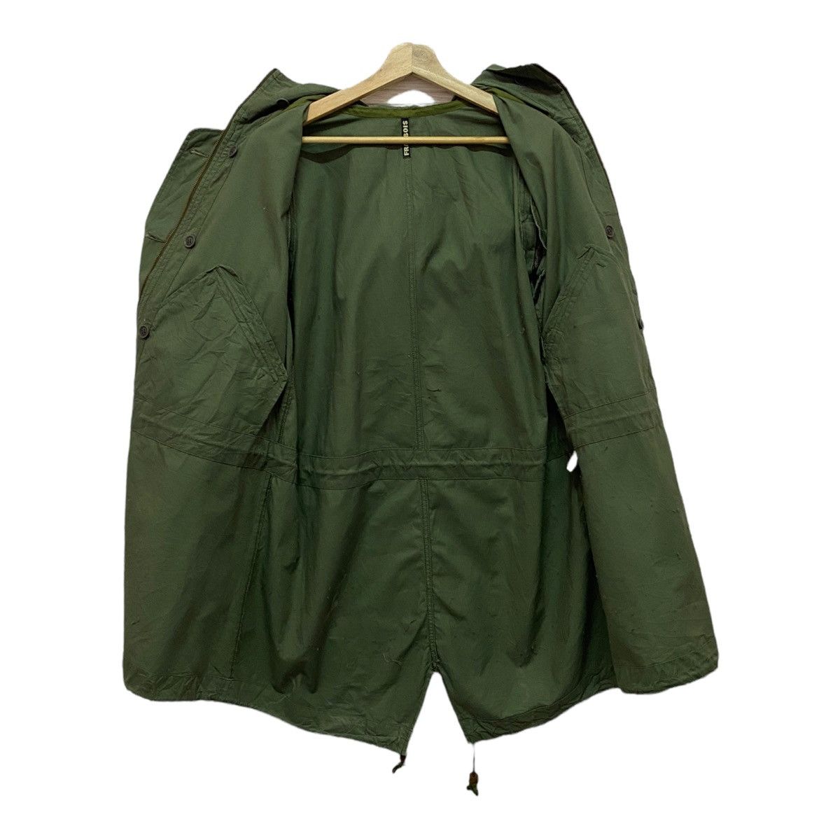 Frapbois ISSEY MIYAKE FRAPBOIS KHAKI MILITARY PARKA FLEECE SLEEVE Size US M / EU 48-50 / 2 - 5 Thumbnail