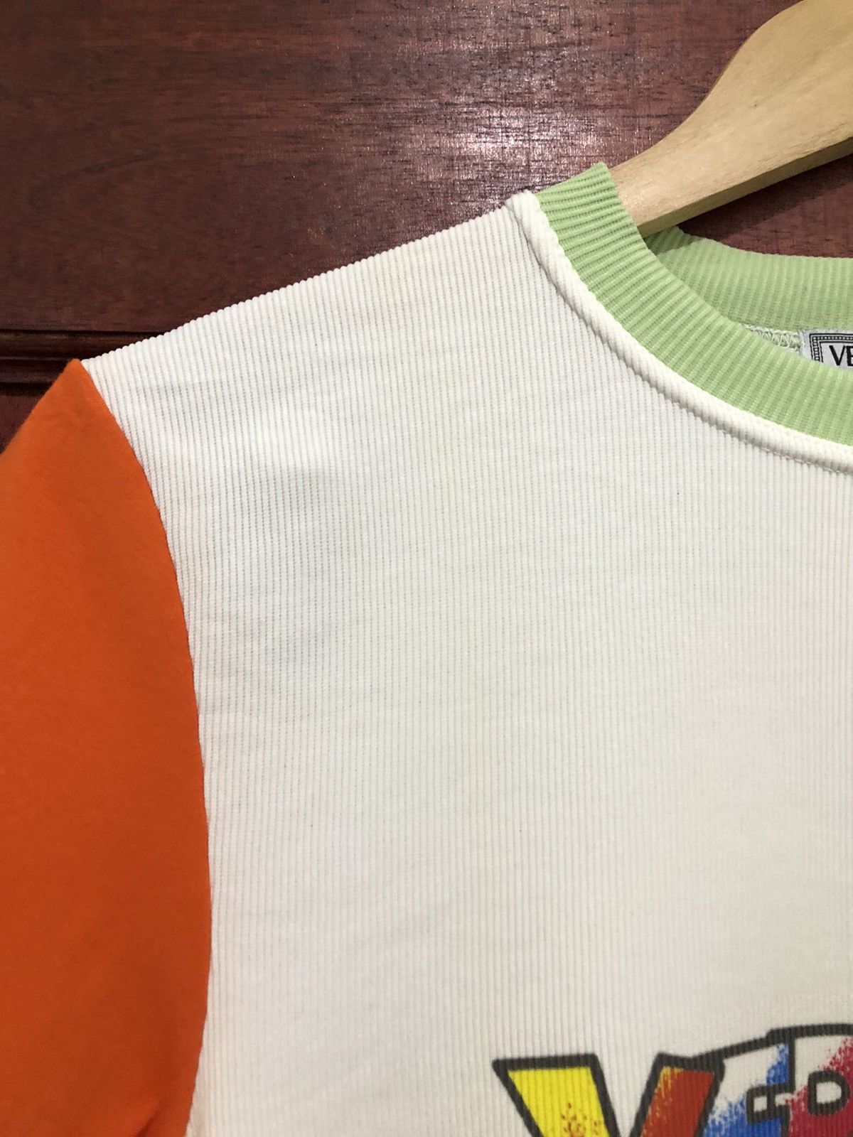 Versace Vintage Versace Sport Spell Out Rainbow Made Italy Size US M / EU 48-50 / 2 - 6 Thumbnail