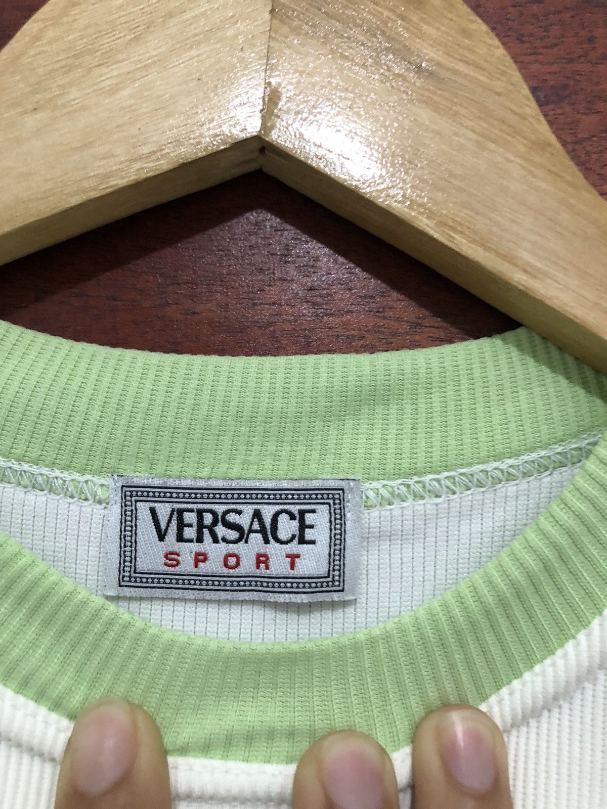 Versace Vintage Versace Sport Spell Out Rainbow Made Italy Size US M / EU 48-50 / 2 - 9 Thumbnail