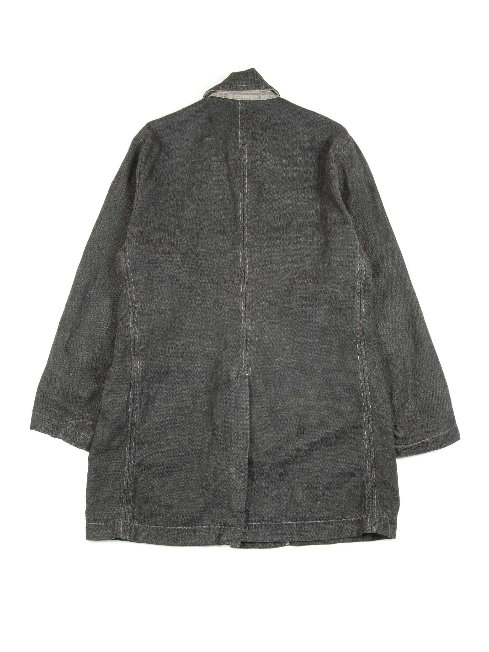 C.P. Company × Stone Island × Vintage Vintage C.P. Company Tinto Terra Linen Trench Coat Jacket Size US L / EU 52-54 / 3 - 3 Thumbnail