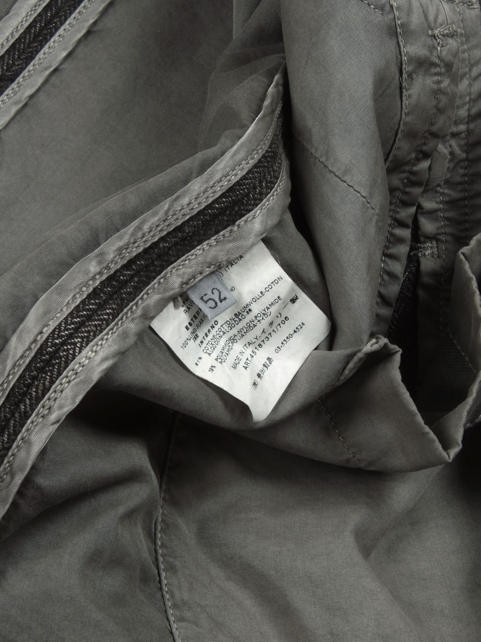 C.P. Company × Stone Island × Vintage Vintage C.P. Company Tinto Terra Linen Trench Coat Jacket Size US L / EU 52-54 / 3 - 4 Thumbnail