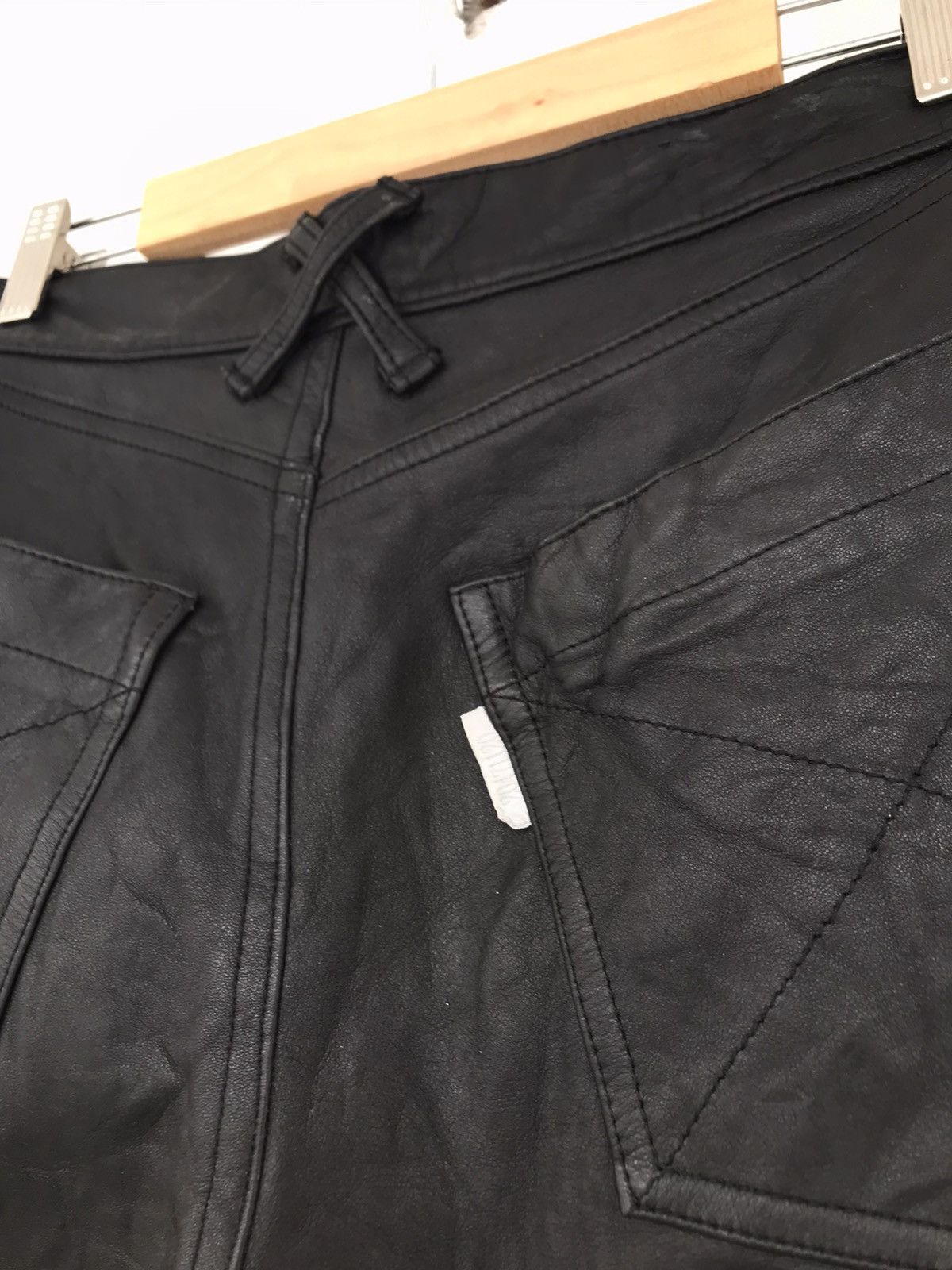 20471120 Rare 2001 20471120 Leather Swirl Pants Size US 30 / EU 46 - 8 Thumbnail