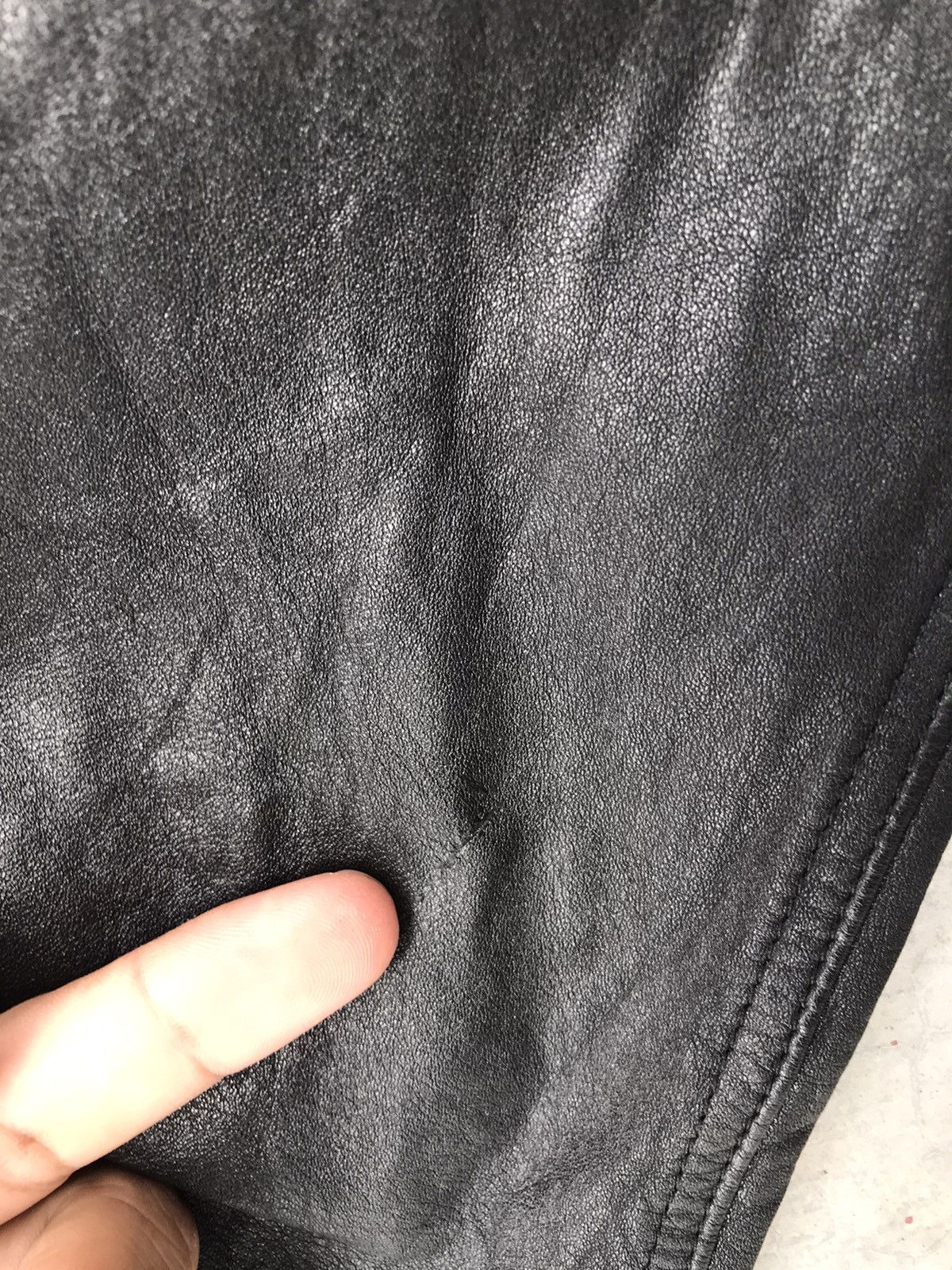 20471120 Rare 2001 20471120 Leather Swirl Pants Size US 30 / EU 46 - 16 Thumbnail