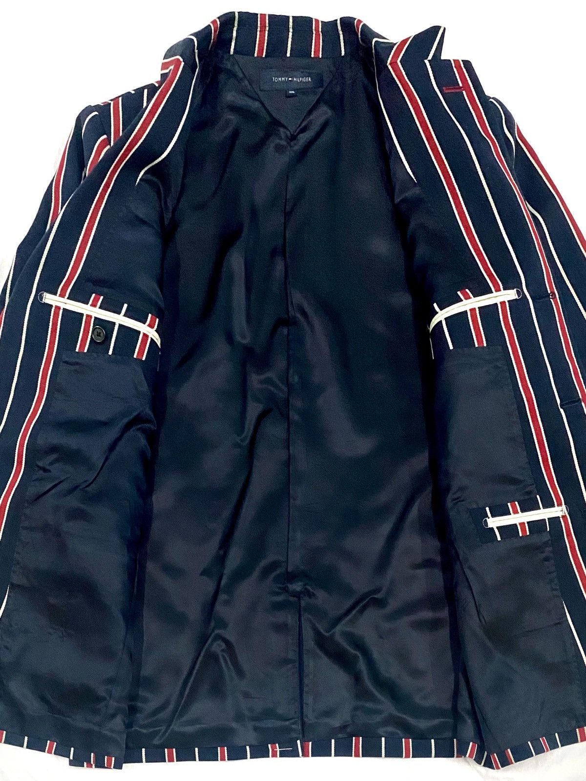 Designer × Tommy Hilfiger VTG TOMMY HILFIGER LUXURY STRIPED DESIGN MIX COLOURS Size US M / EU 48-50 / 2 - 16 Thumbnail