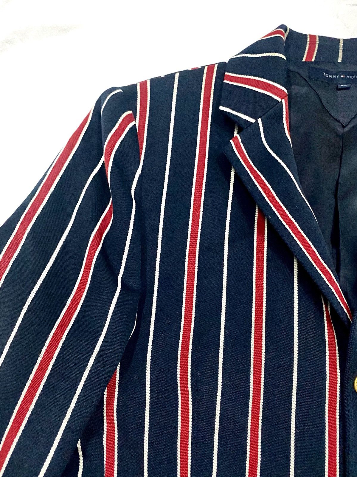 Designer × Tommy Hilfiger VTG TOMMY HILFIGER LUXURY STRIPED DESIGN MIX COLOURS Size US M / EU 48-50 / 2 - 8 Thumbnail