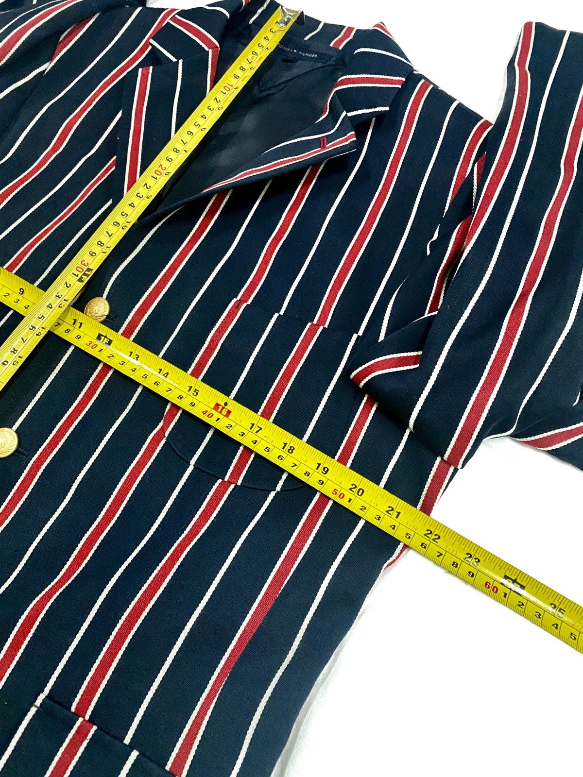 Designer × Tommy Hilfiger VTG TOMMY HILFIGER LUXURY STRIPED DESIGN MIX COLOURS Size US M / EU 48-50 / 2 - 24 Thumbnail