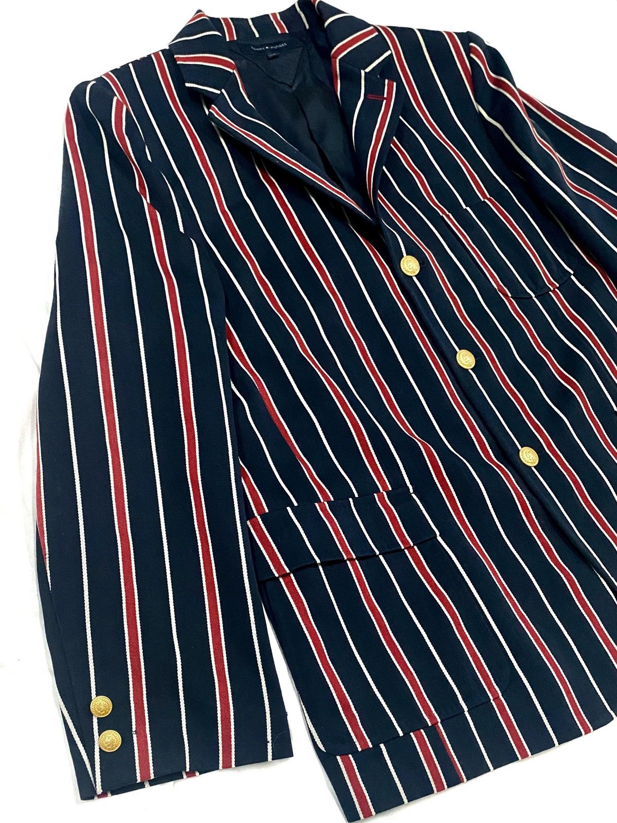 Designer × Tommy Hilfiger VTG TOMMY HILFIGER LUXURY STRIPED DESIGN MIX COLOURS Size US M / EU 48-50 / 2 - 10 Thumbnail