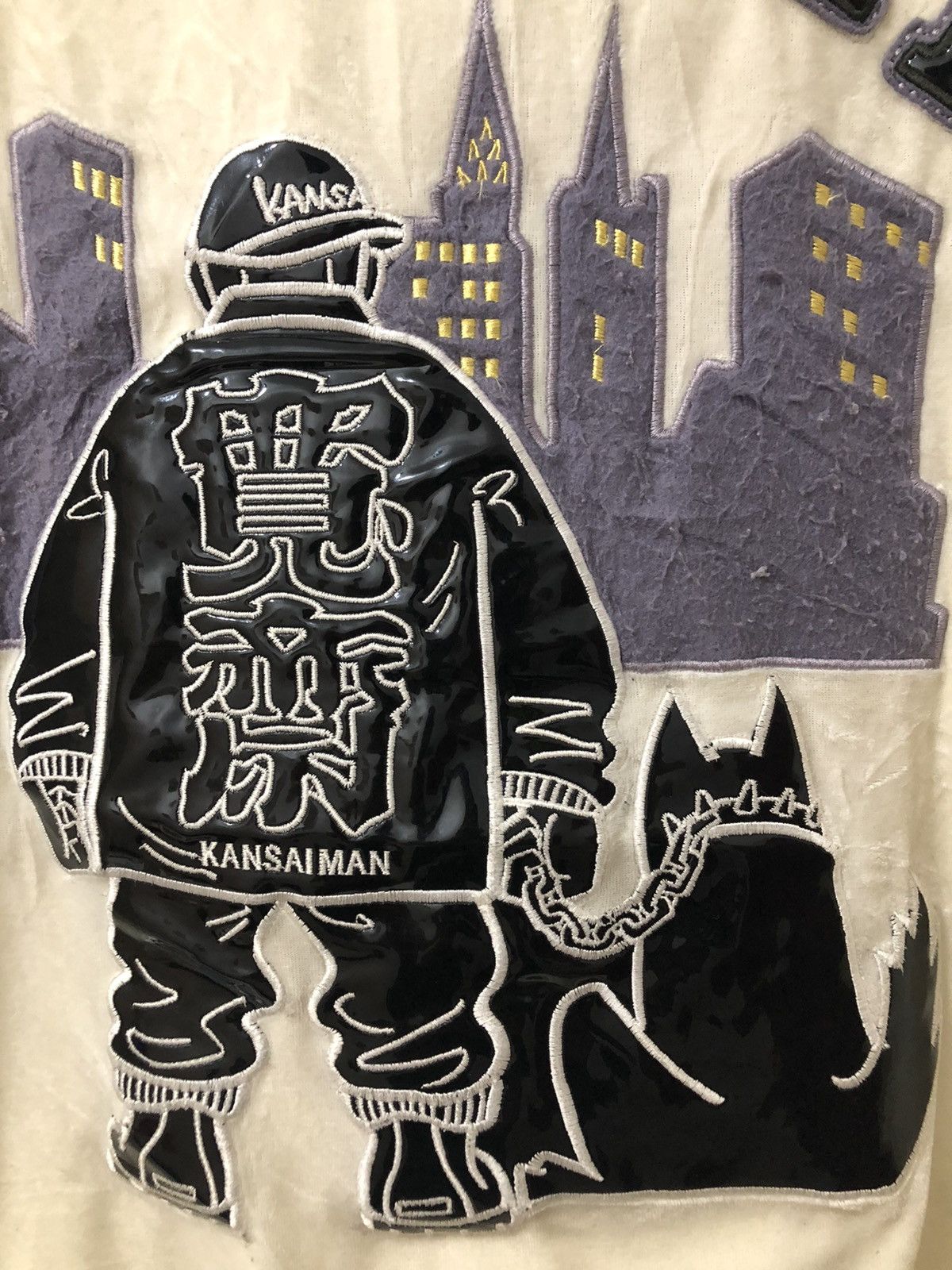 Japanese Brand × Kansai Yamamoto 🔥Rare Kansai Man Vintage Velvet Jacket Size US M / EU 48-50 / 2 - 2 Thumbnail
