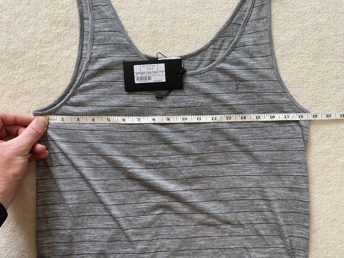 Saint Laurent Paris 🤑 SS20 Saint Laurent Grey silver tank sleeveless vest Size US M / EU 48-50 / 2 - 6 Thumbnail