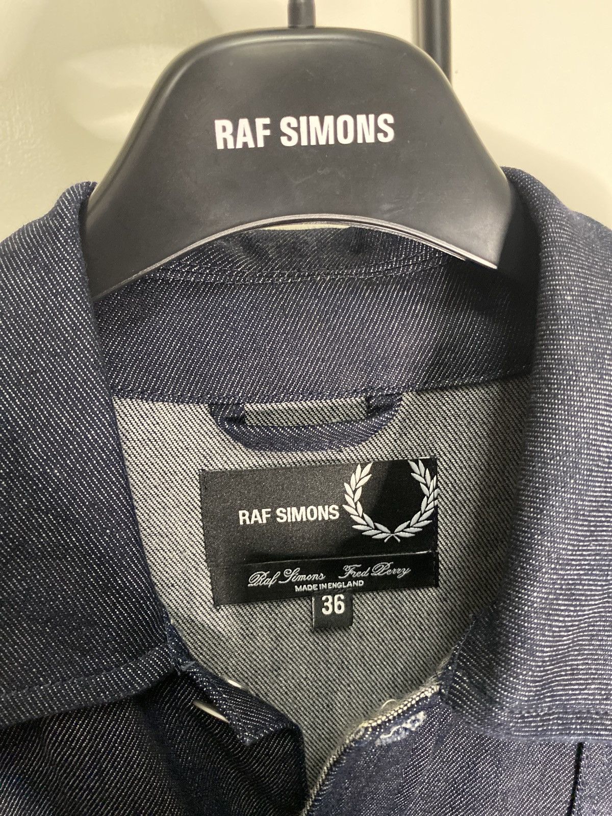 Fred Perry × Raf Simons Raf Simons x Fred Perry Denim jacket Size US M / EU 48-50 / 2 - 4 Thumbnail