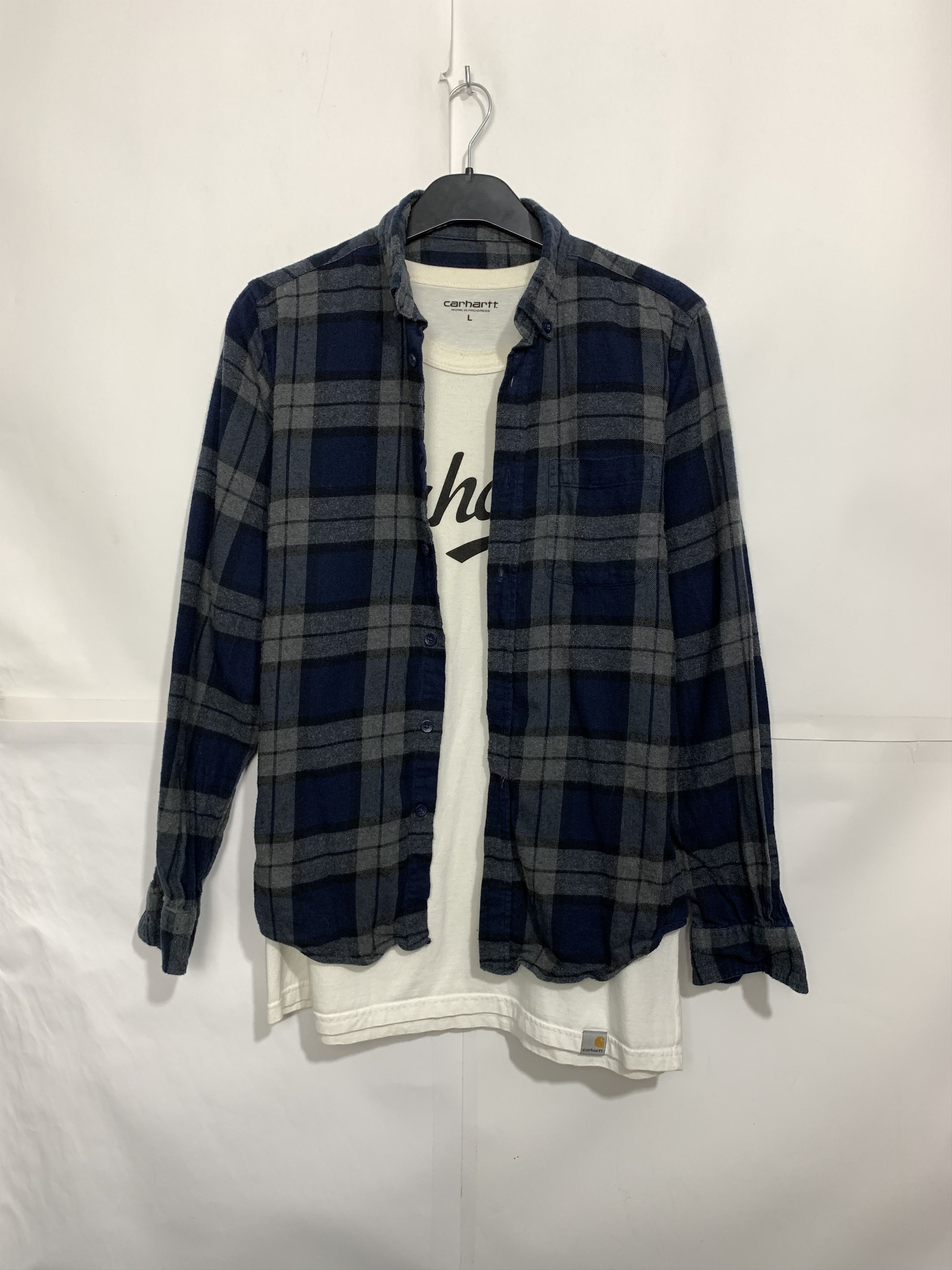 Flannel Vintage Flannel Plaid Shirt Travis style Size US S / EU 44-46 / 1 - 2 Thumbnail