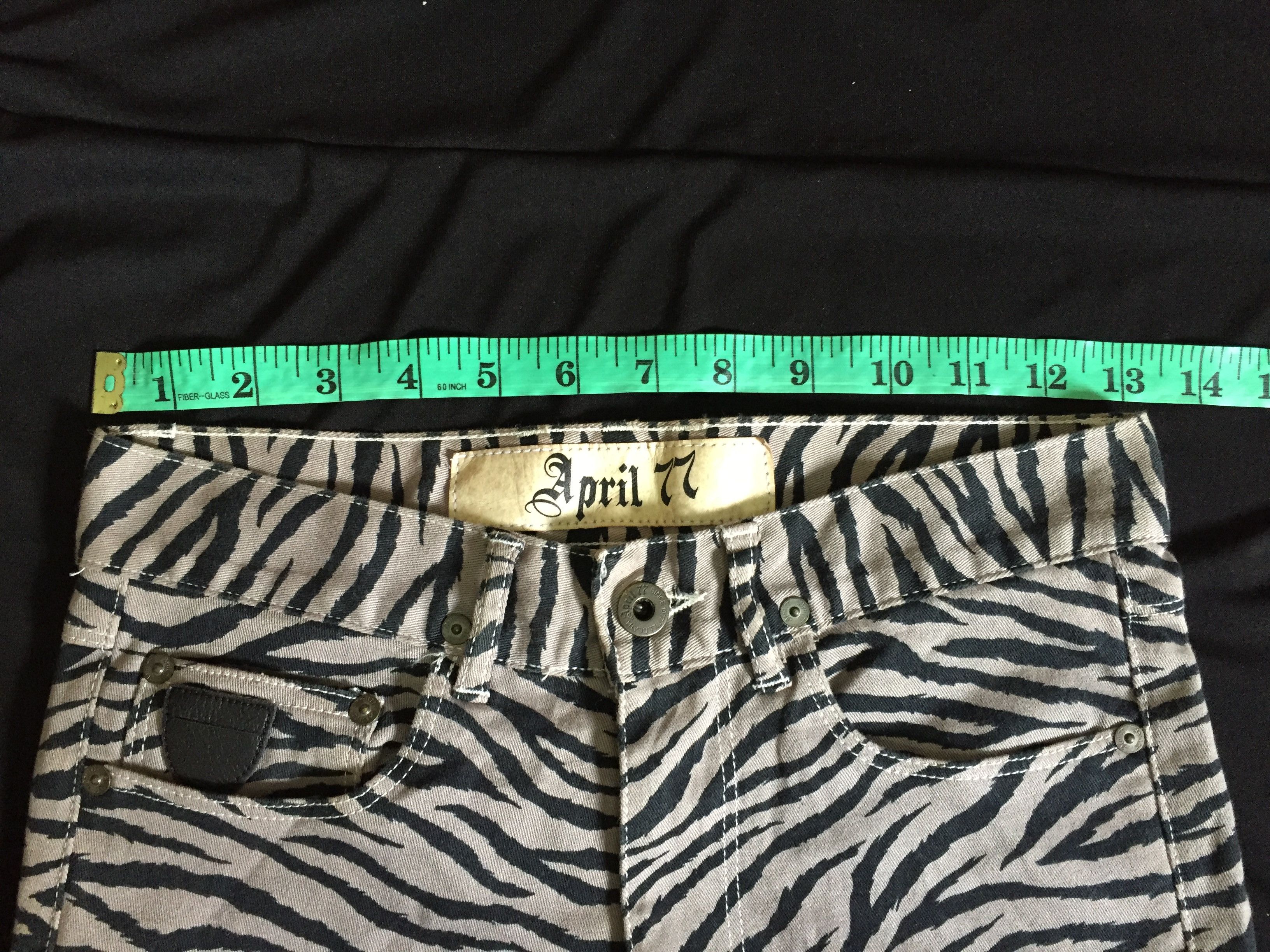 April 77 Thunder Zebra pants Size 26" / US 2 / IT 38 - 10 Thumbnail