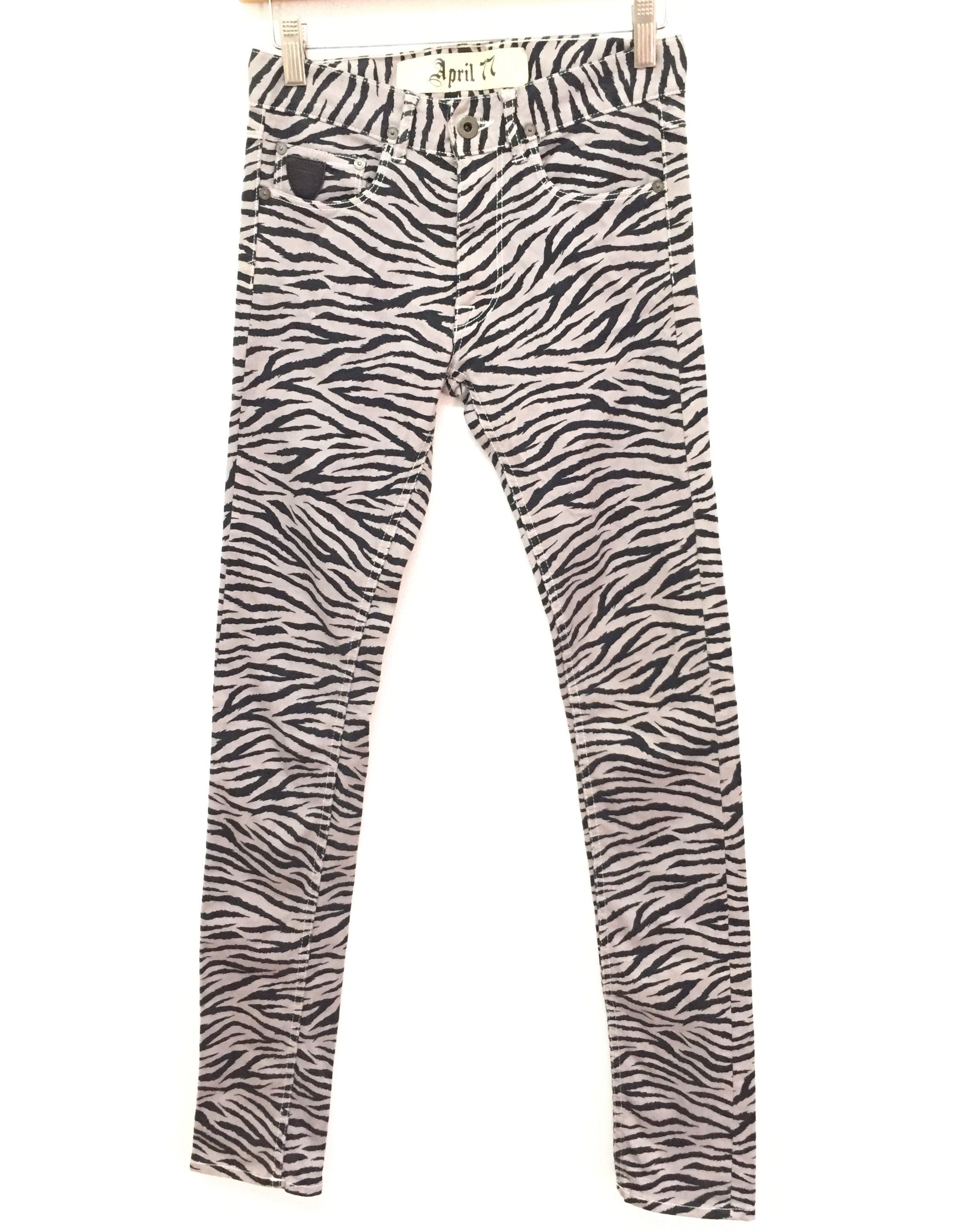 April 77 Thunder Zebra pants Size 26" / US 2 / IT 38 - 2 Thumbnail
