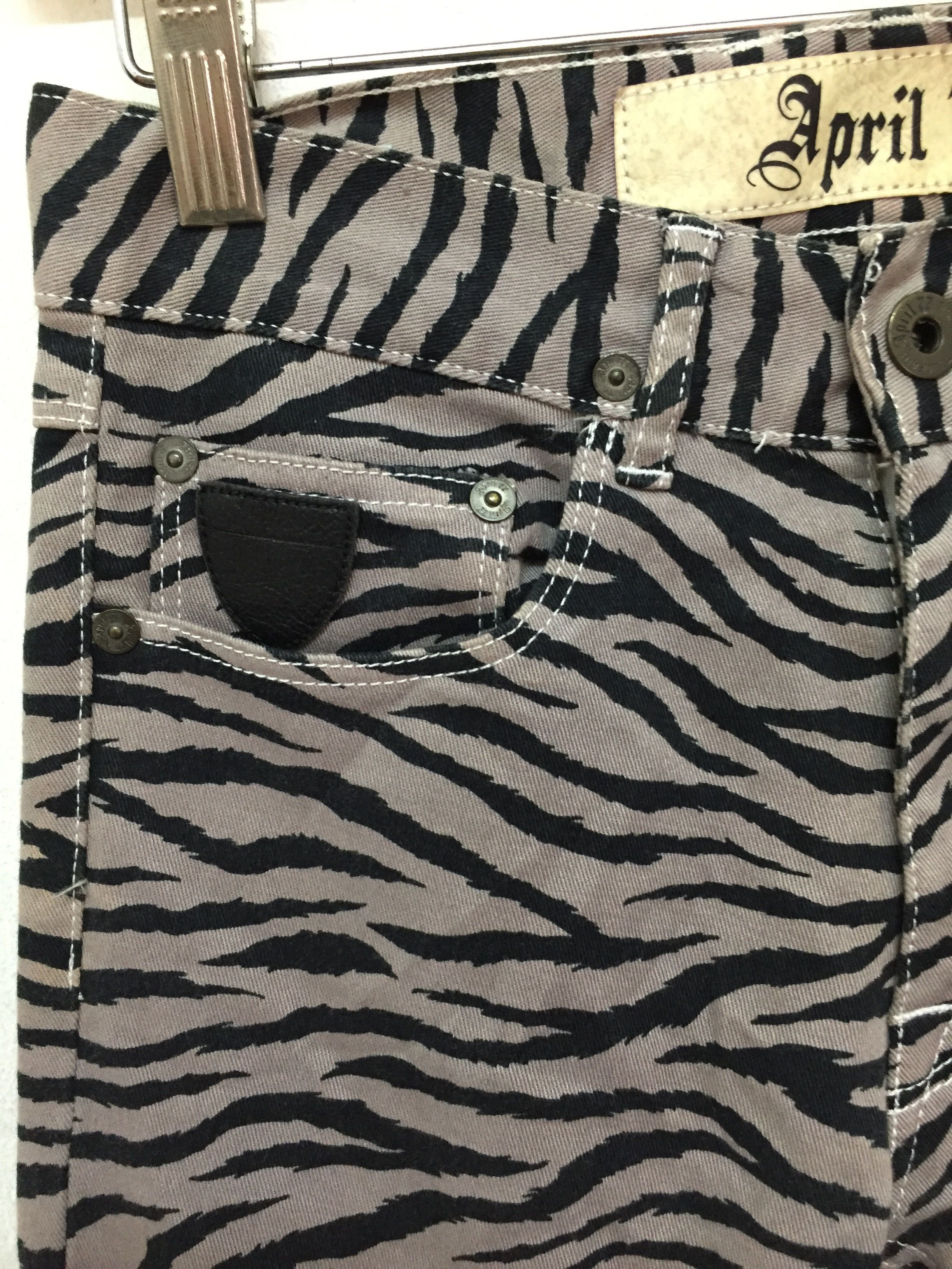 April 77 Thunder Zebra pants Size 26" / US 2 / IT 38 - 5 Thumbnail