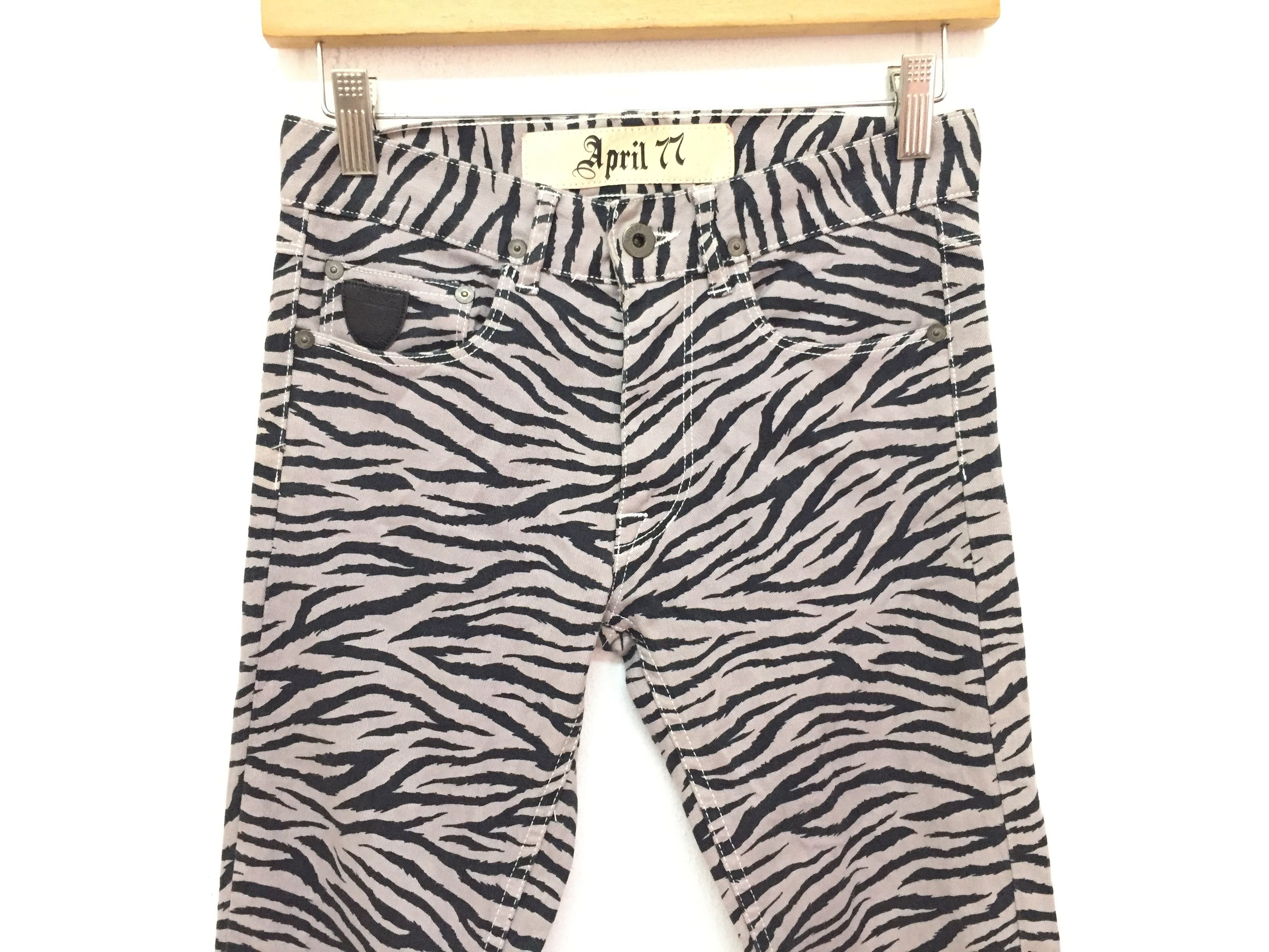 April 77 Thunder Zebra pants Size 26" / US 2 / IT 38 - 1 Thumbnail