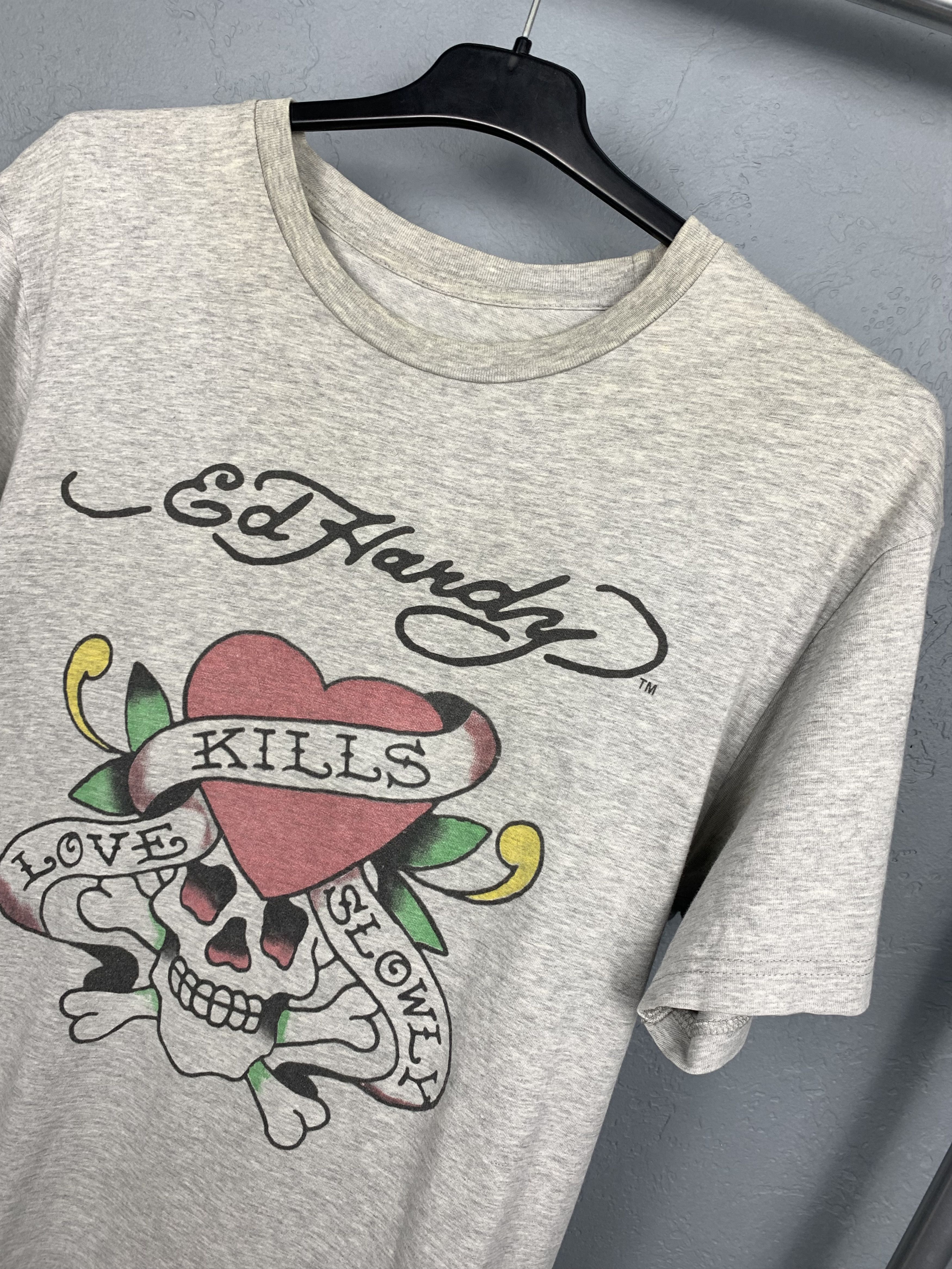 Christian Audigier Ed Hardy by Christian Audigier Mens T-Shirt Size US L / EU 52-54 / 3 - 2 Thumbnail