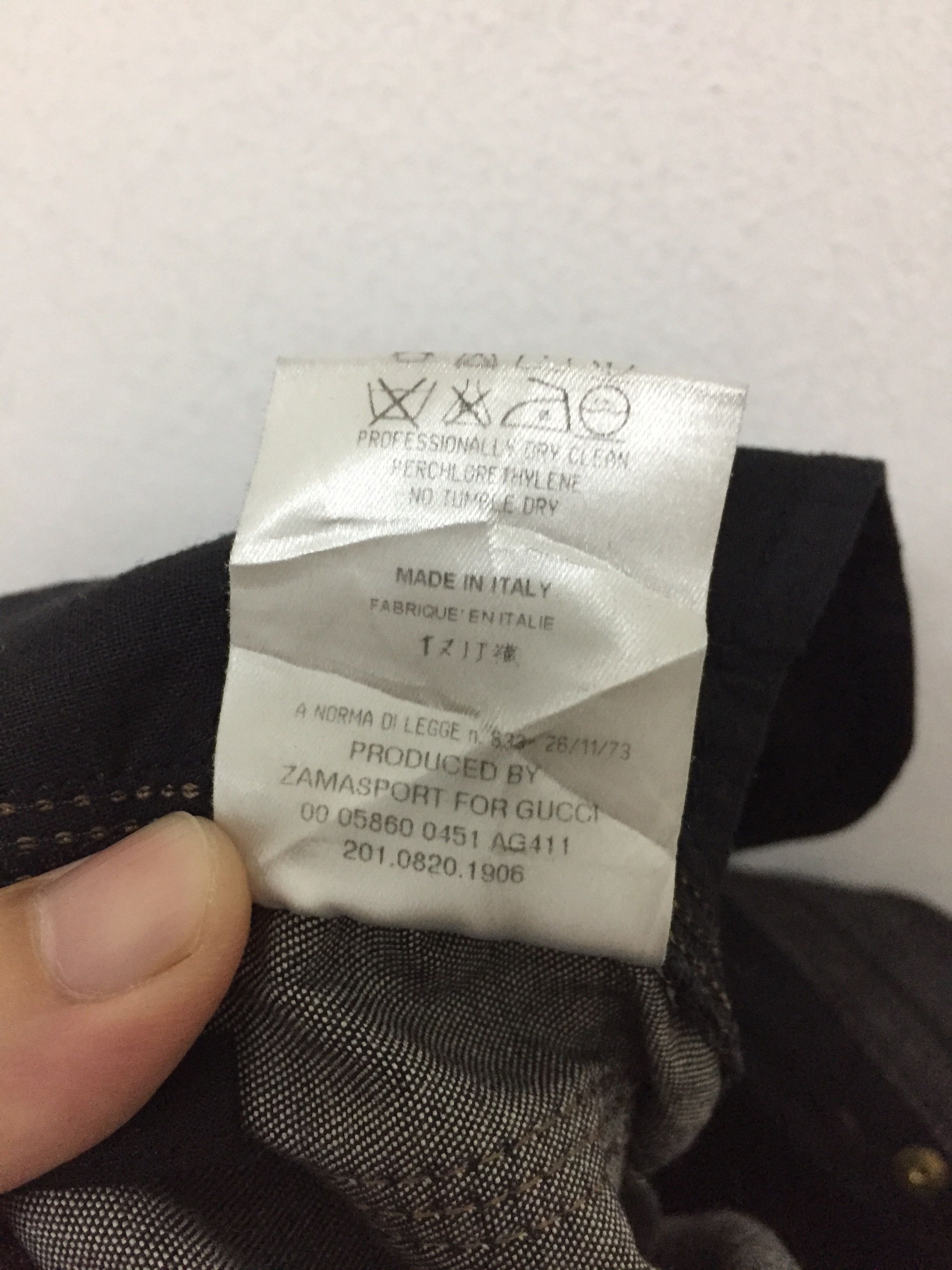 Gucci Vintage GUCCI Slim Pants Lampo Zipper Made in Italy Size 28" / US 6 / IT 42 - 12 Thumbnail