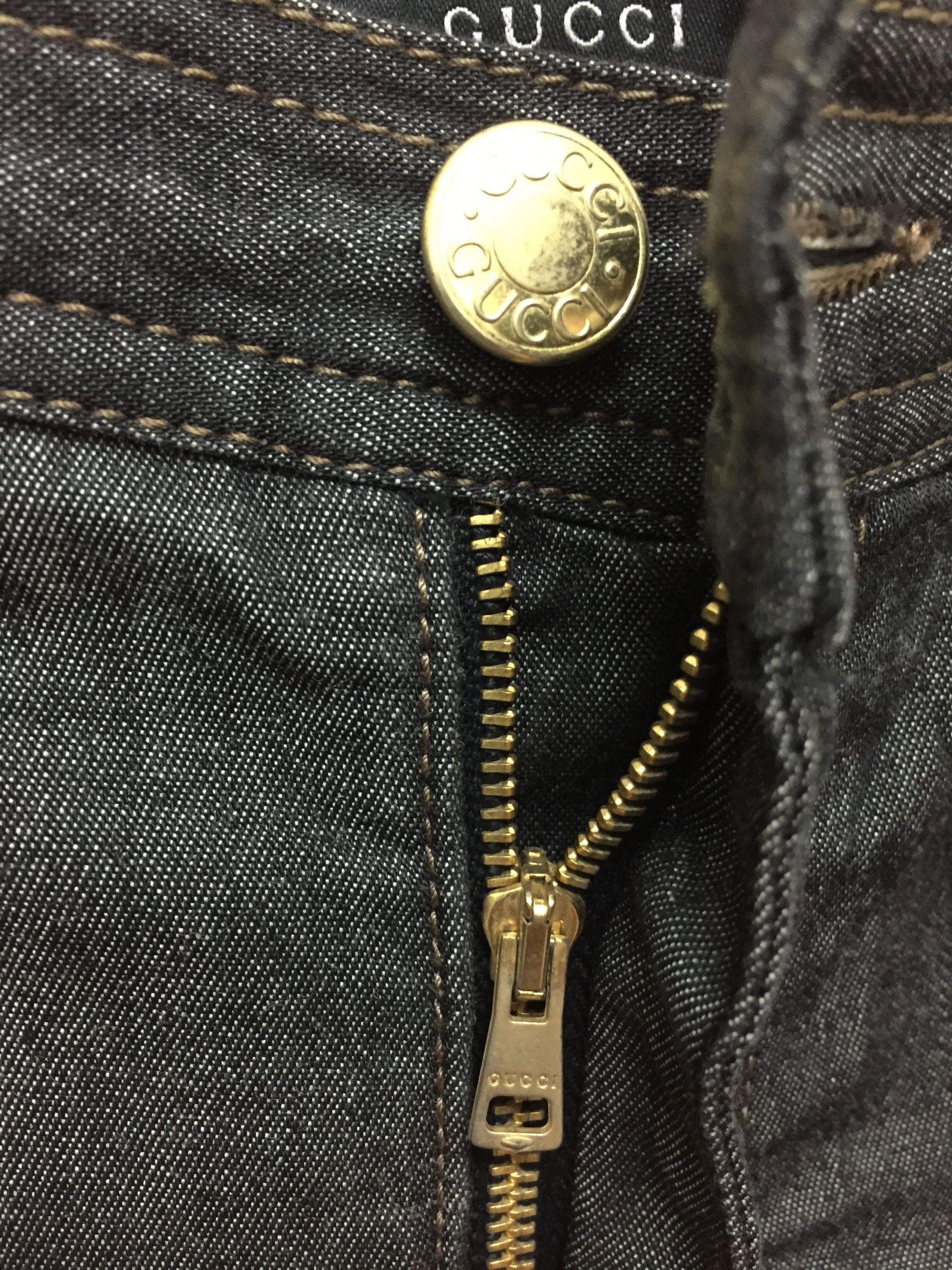 Gucci Vintage GUCCI Slim Pants Lampo Zipper Made in Italy Size 28" / US 6 / IT 42 - 6 Thumbnail