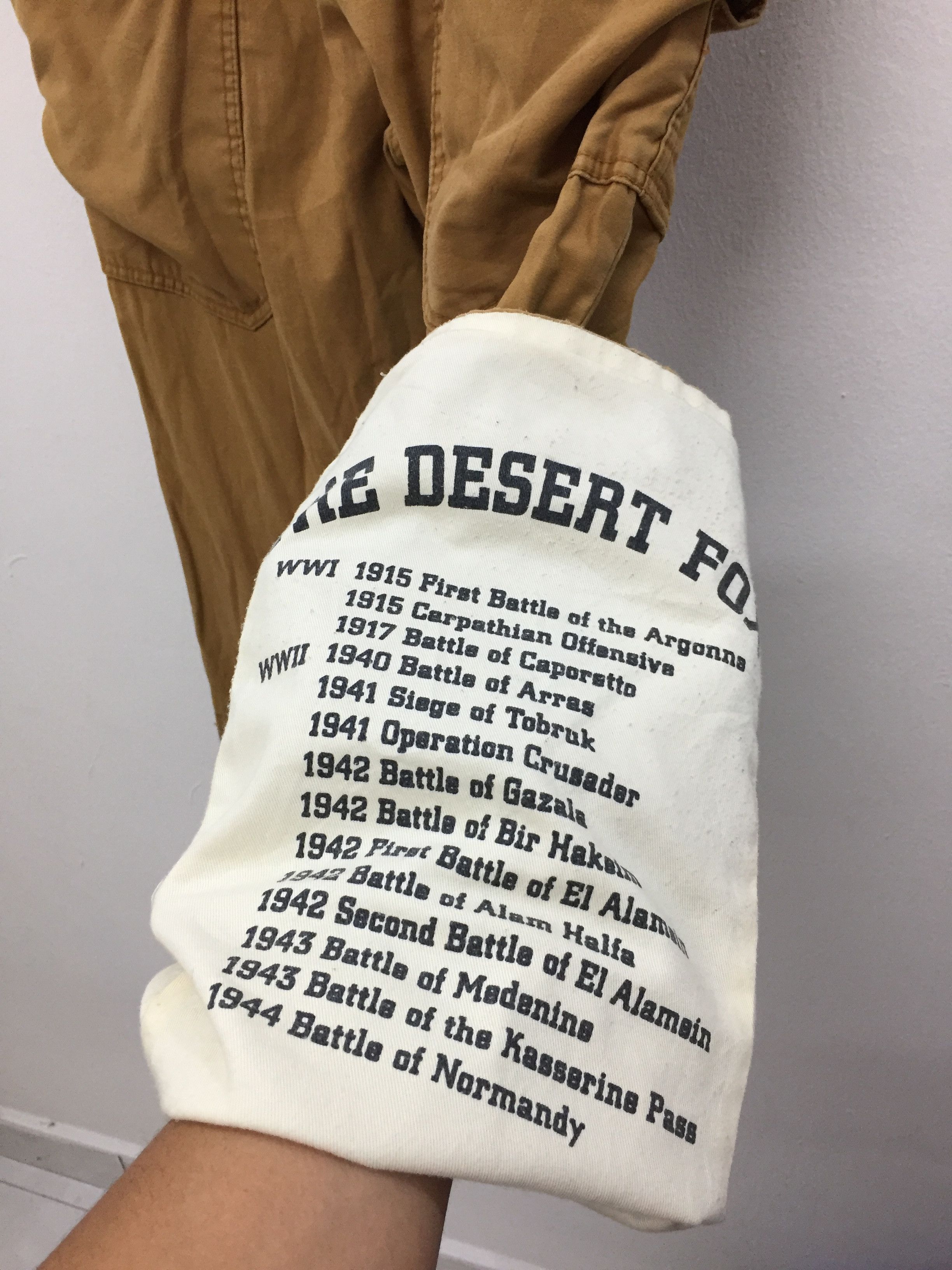 PPFM GAS MASK The Desert fox Bondage world War cargo pants Size US 32 / EU 48 - 7 Thumbnail