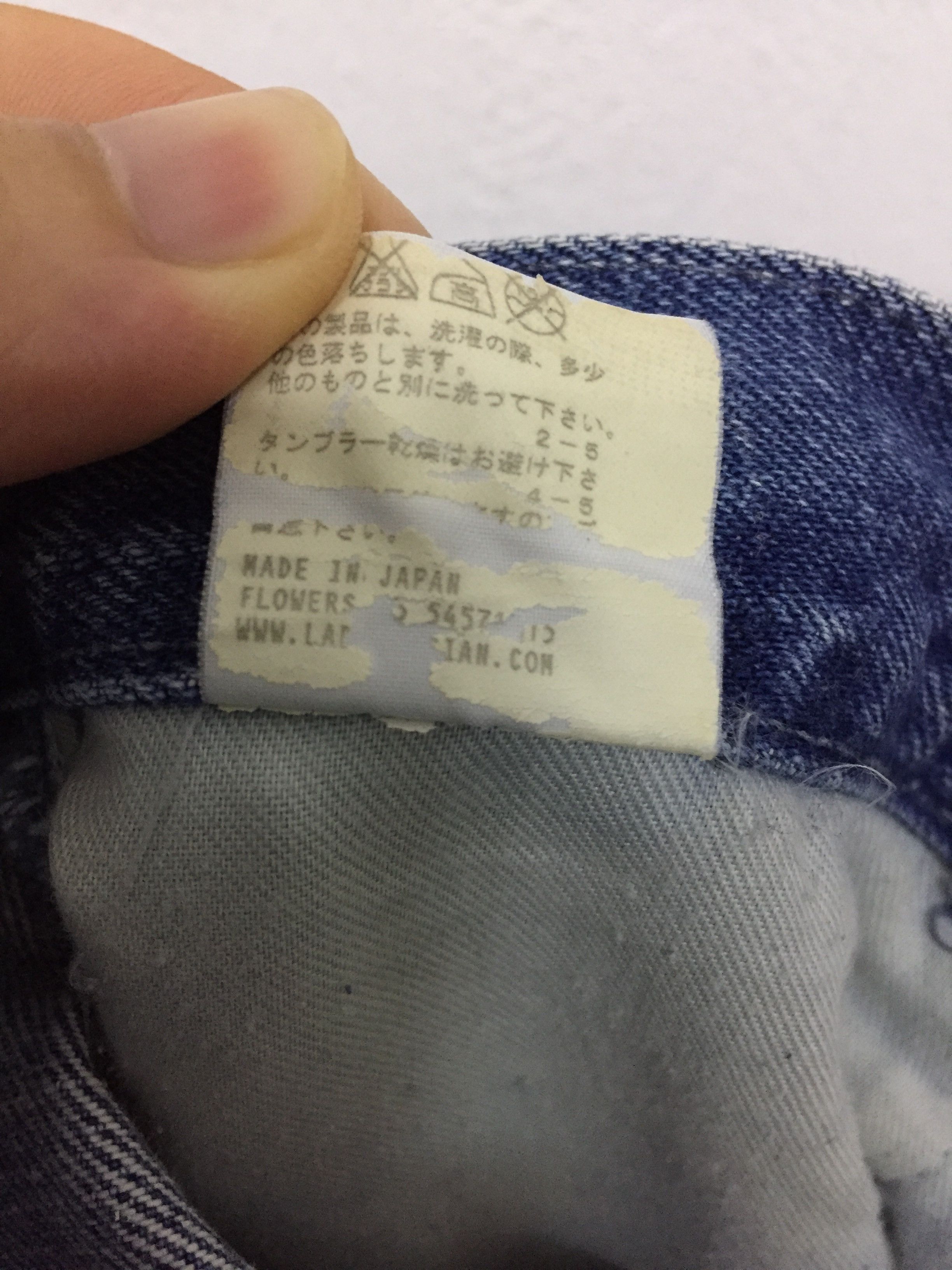 Lad Musician 90's LAD MUSICIAN Double Zipper Distressed Wash Denim Size US 31 - 14 Thumbnail