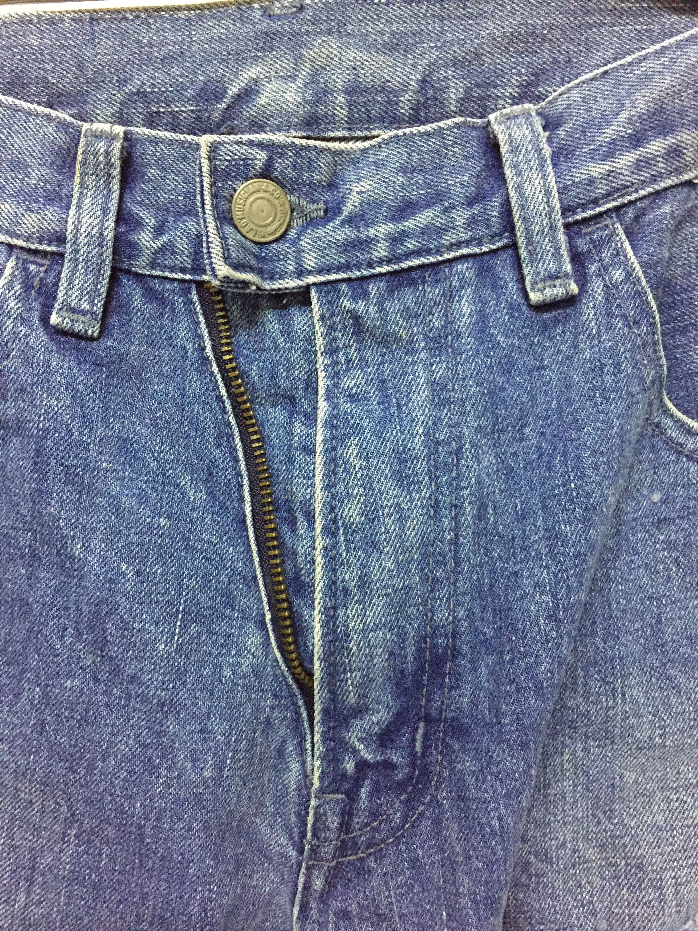 Lad Musician 90's LAD MUSICIAN Double Zipper Distressed Wash Denim Size US 31 - 8 Thumbnail