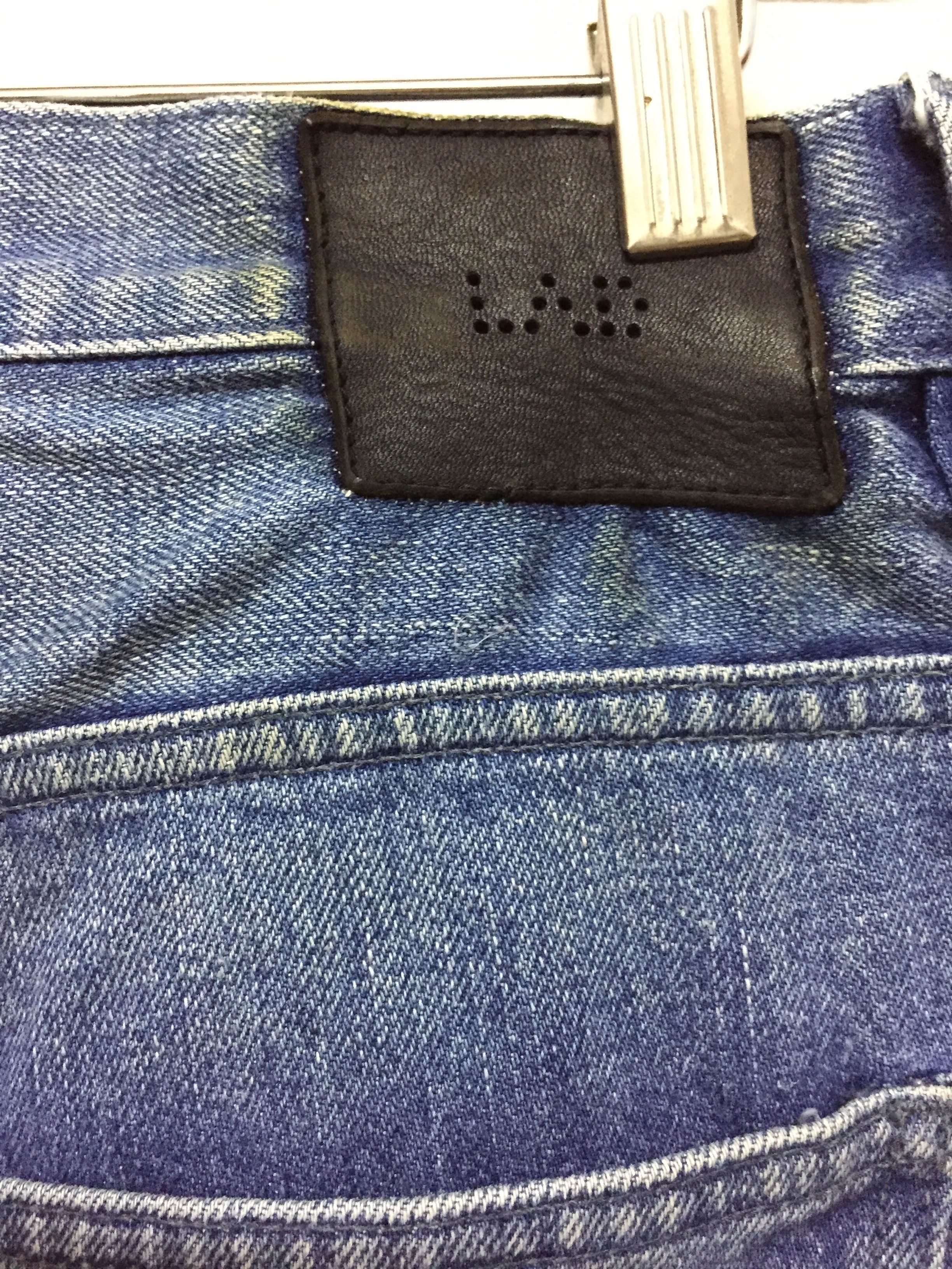 Lad Musician 90's LAD MUSICIAN Double Zipper Distressed Wash Denim Size US 31 - 13 Thumbnail