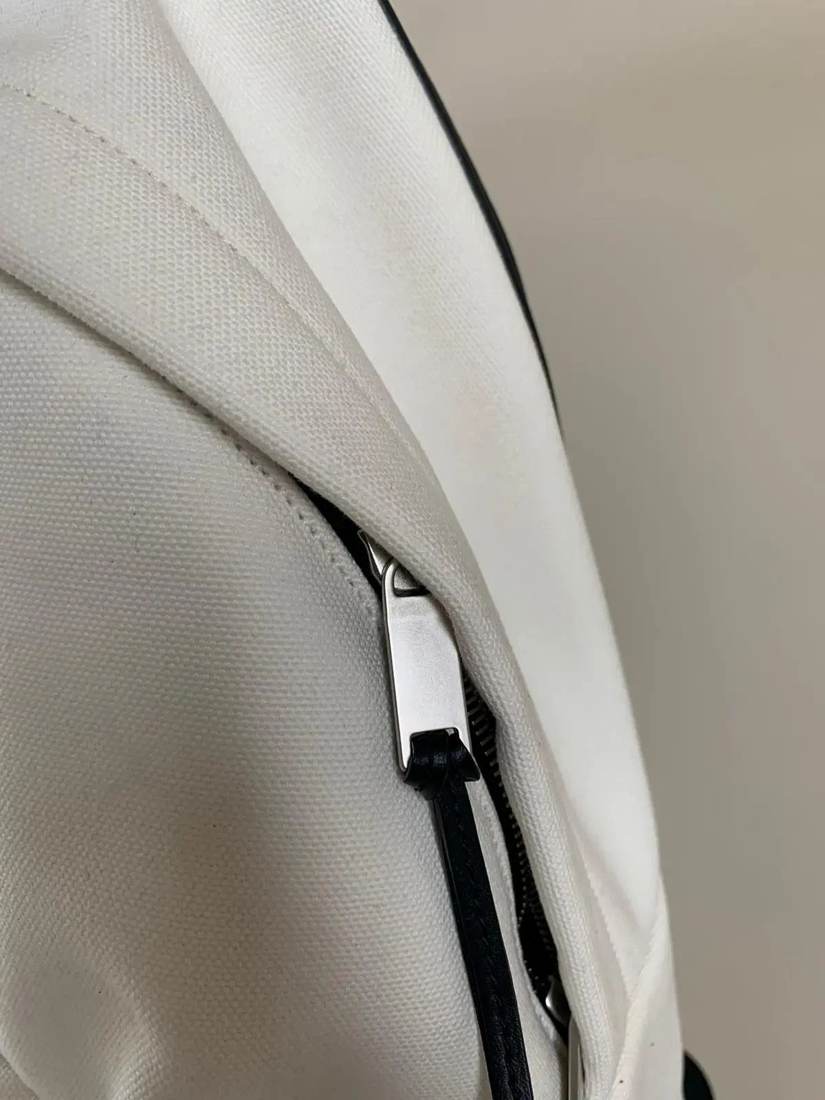 Saint Laurent Paris Waiting For Sunset City Back Pack in Ivory Size ONE SIZE - 11 Thumbnail
