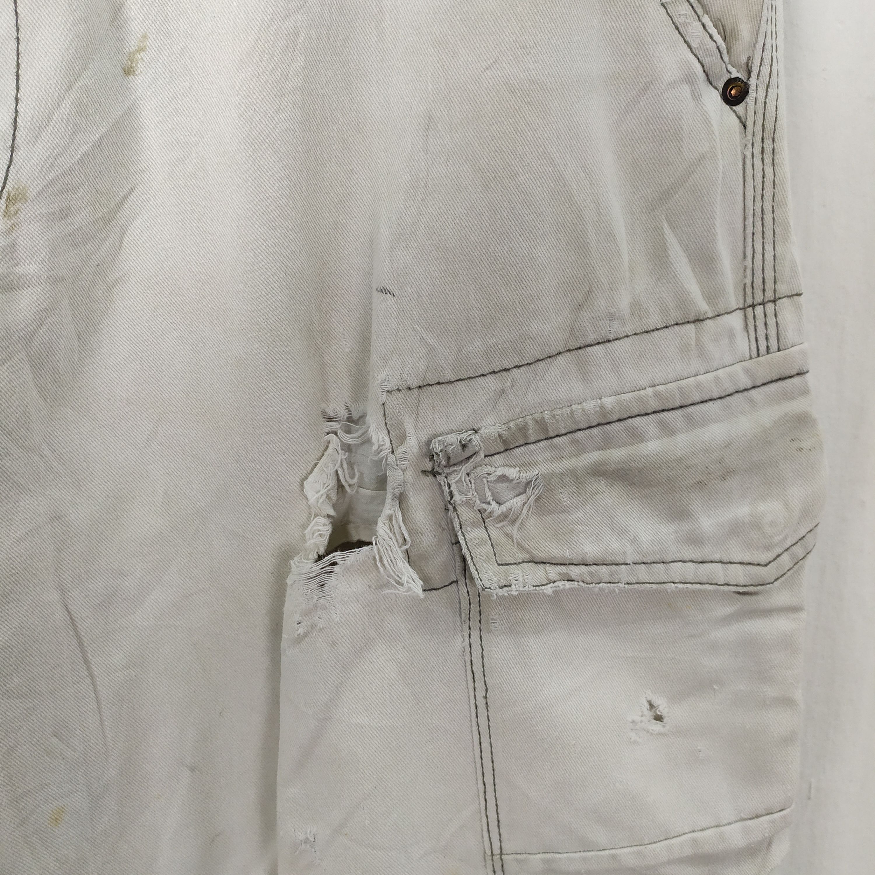 Japanese Brand × White's Boots EVENRIVER FADED WORKWEAR CARGO PANTS/DAMAGE Size US 34 / EU 50 - 10 Thumbnail