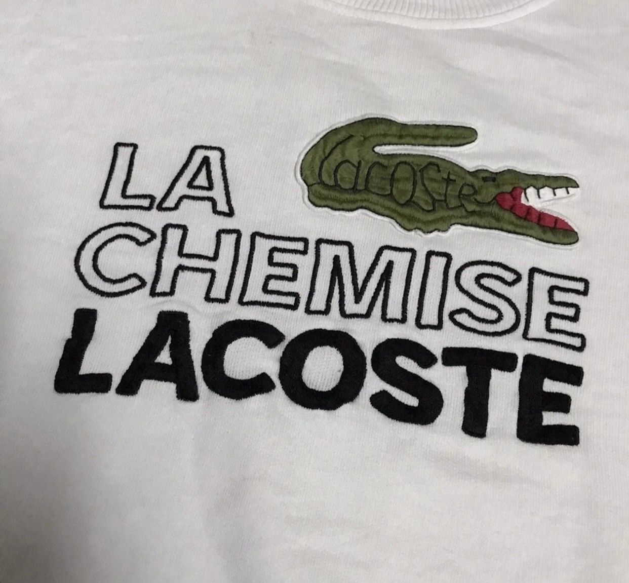 Lacoste Steals‼️Vintage Lacoste Big Logo Sweatshirt Size US M / EU 48-50 / 2 - 4 Thumbnail