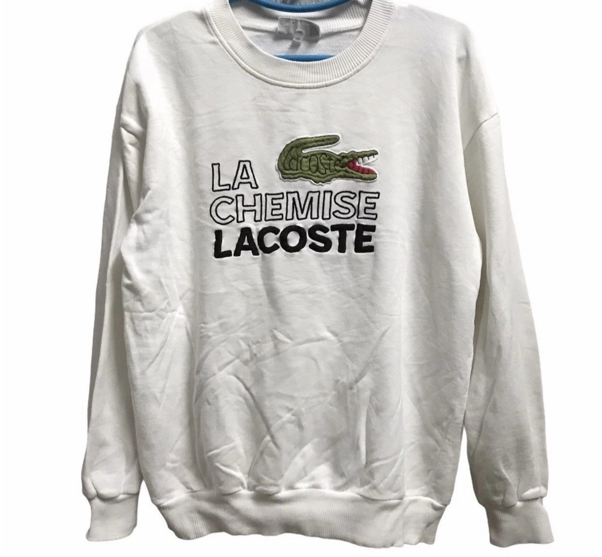 Lacoste Steals‼️Vintage Lacoste Big Logo Sweatshirt Size US M / EU 48-50 / 2 - 2 Thumbnail
