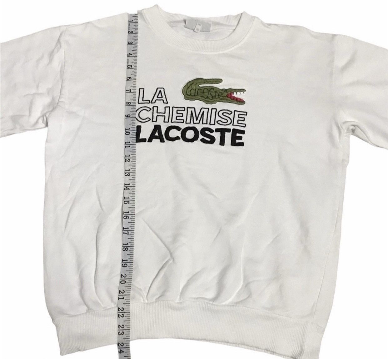 Lacoste Steals‼️Vintage Lacoste Big Logo Sweatshirt Size US M / EU 48-50 / 2 - 13 Thumbnail
